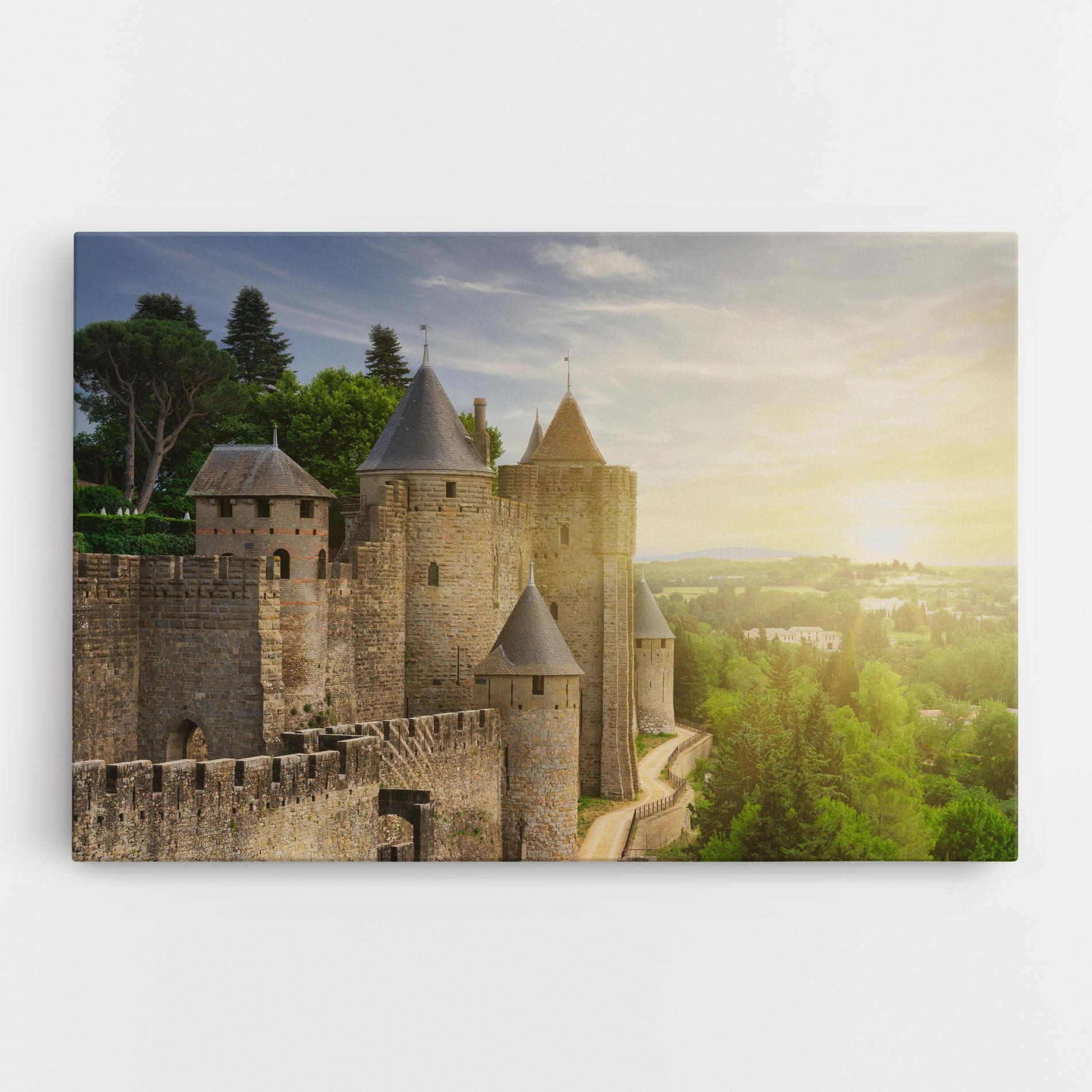 Tablou Canvas Carcassonne France mockup 0