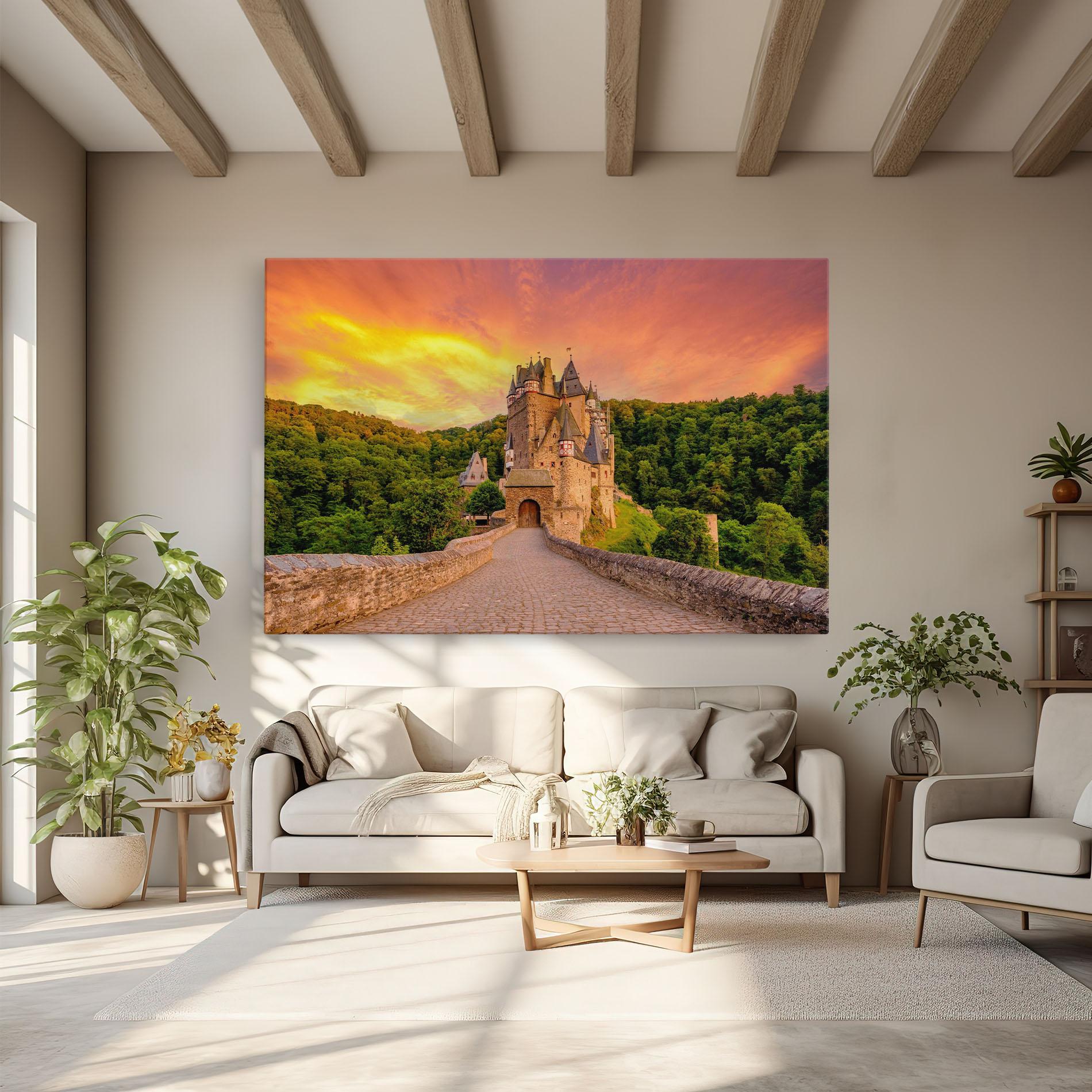 Tablou Canvas Burg Eltz Castle mockup 6