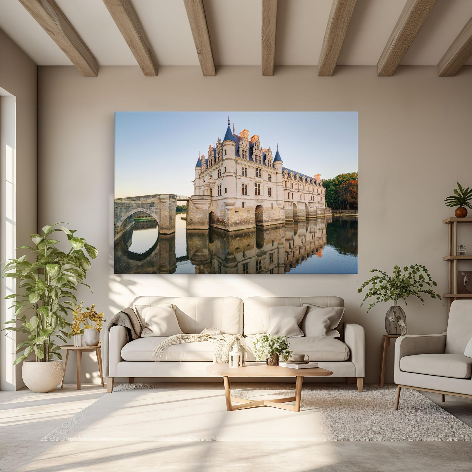 Tablou Canvas Chateau France mockup 6