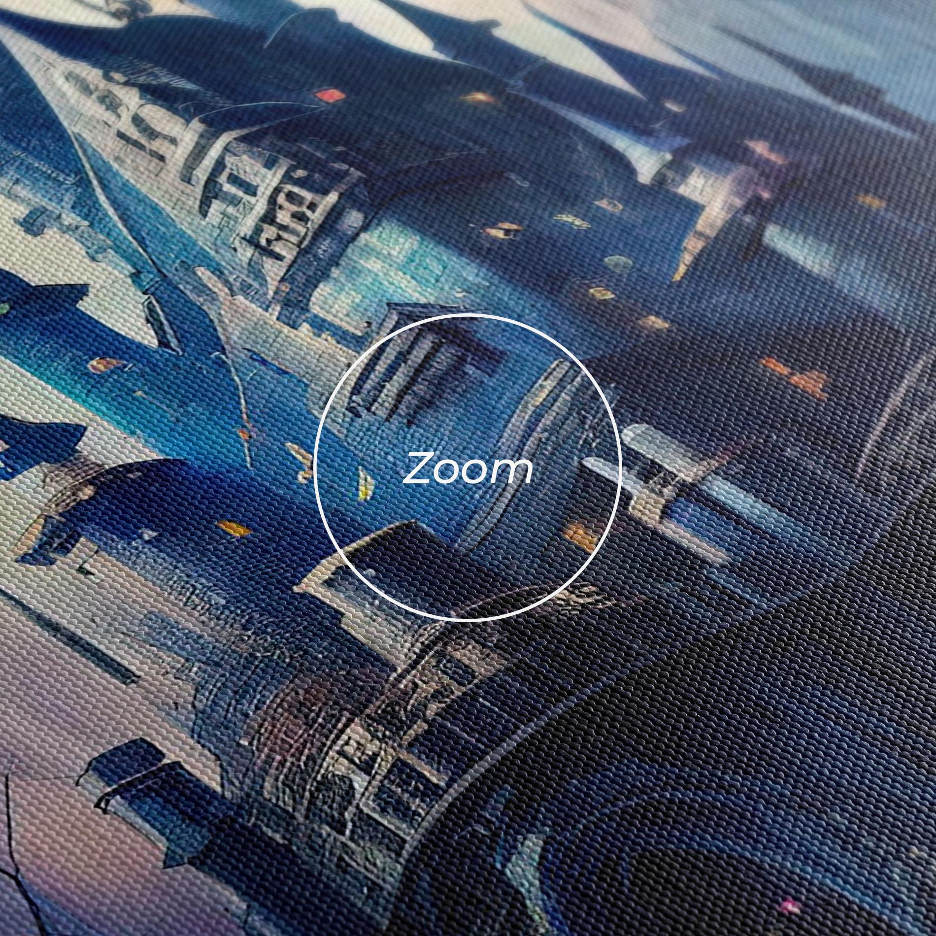 Tablou Canvas Blue Art Castle mockup 3