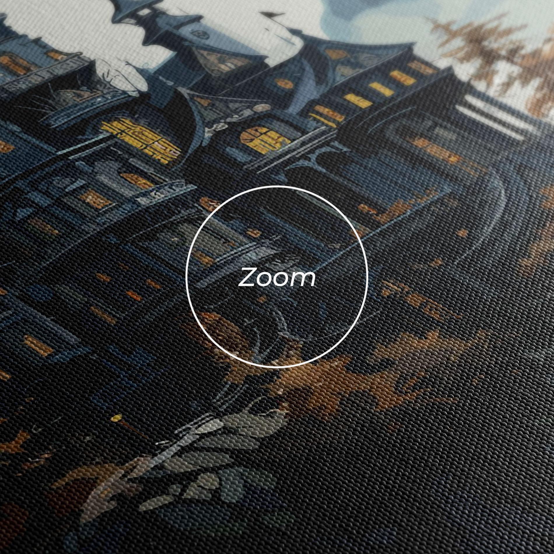 Tablou Canvas Grey Big Castle mockup 3