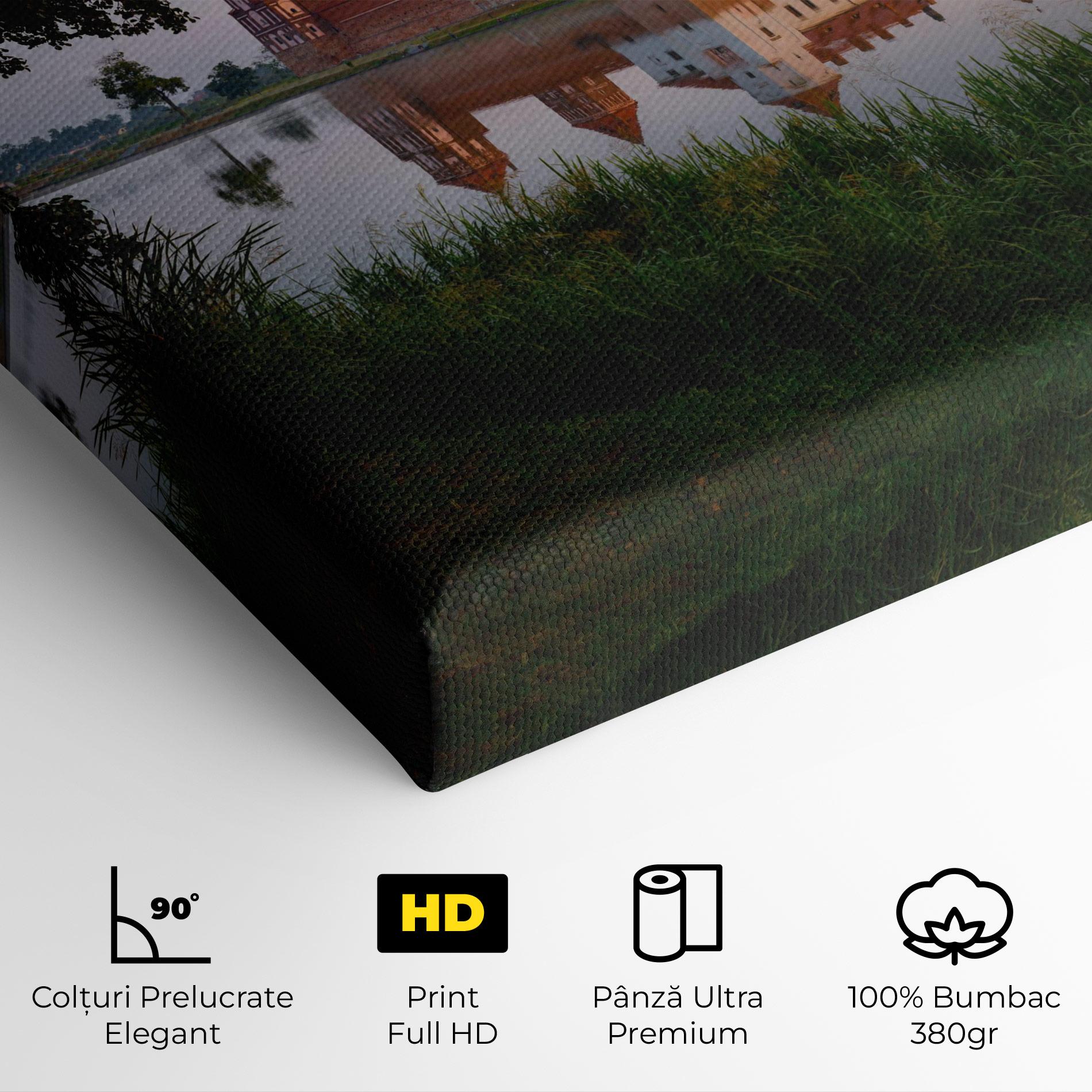 Tablou Canvas Ancient Castle Morning mockup 4