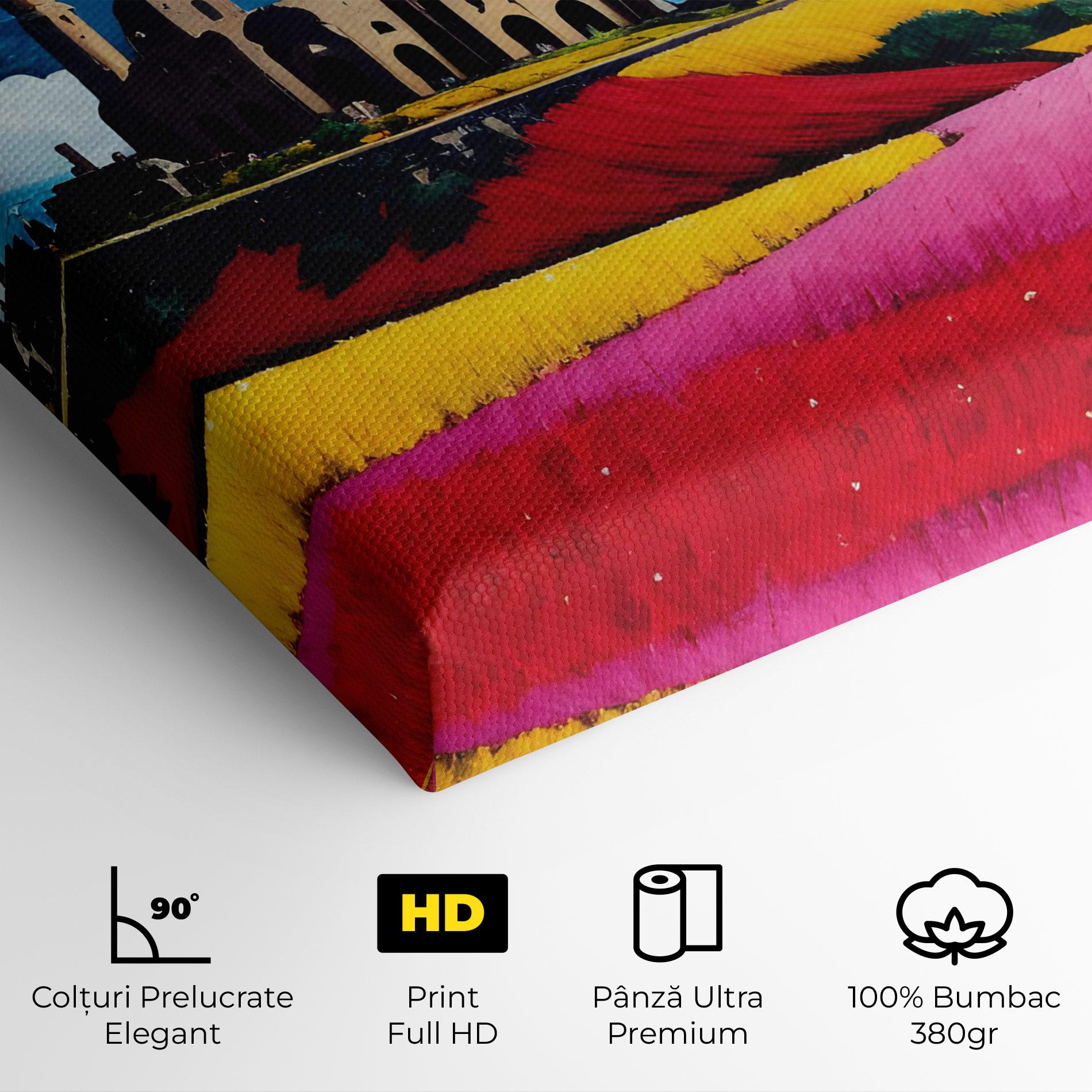 Tablou Canvas Antique Building Art mockup 4