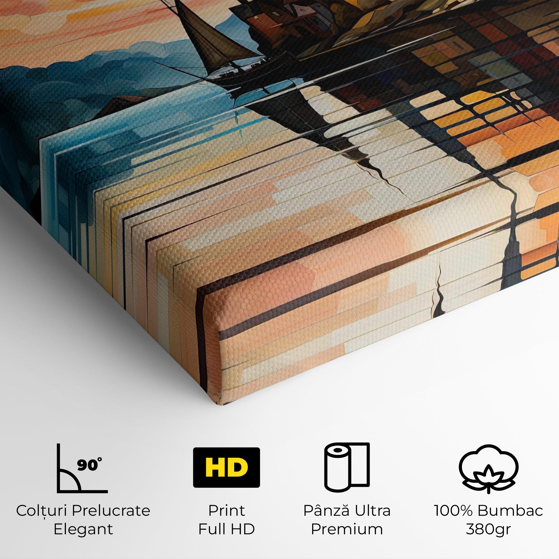 Tablou Canvas Castle Painting mockup 4