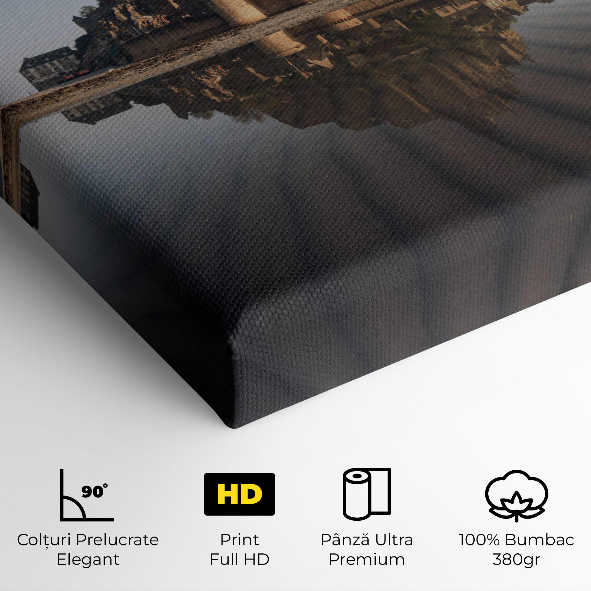 Tablou Canvas Castle Reflection mockup 4