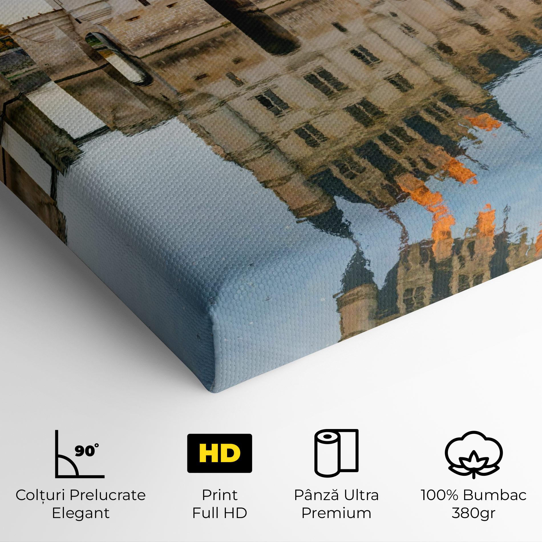 Tablou Canvas Chateau Chenonceau Castle mockup 4