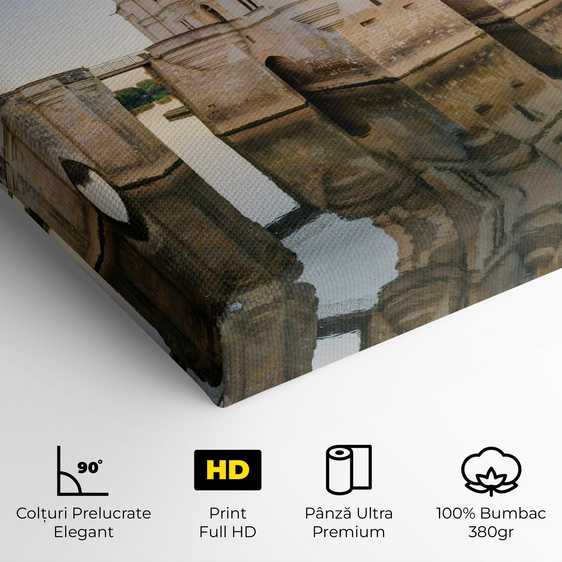 Tablou Canvas Chateau France mockup 4