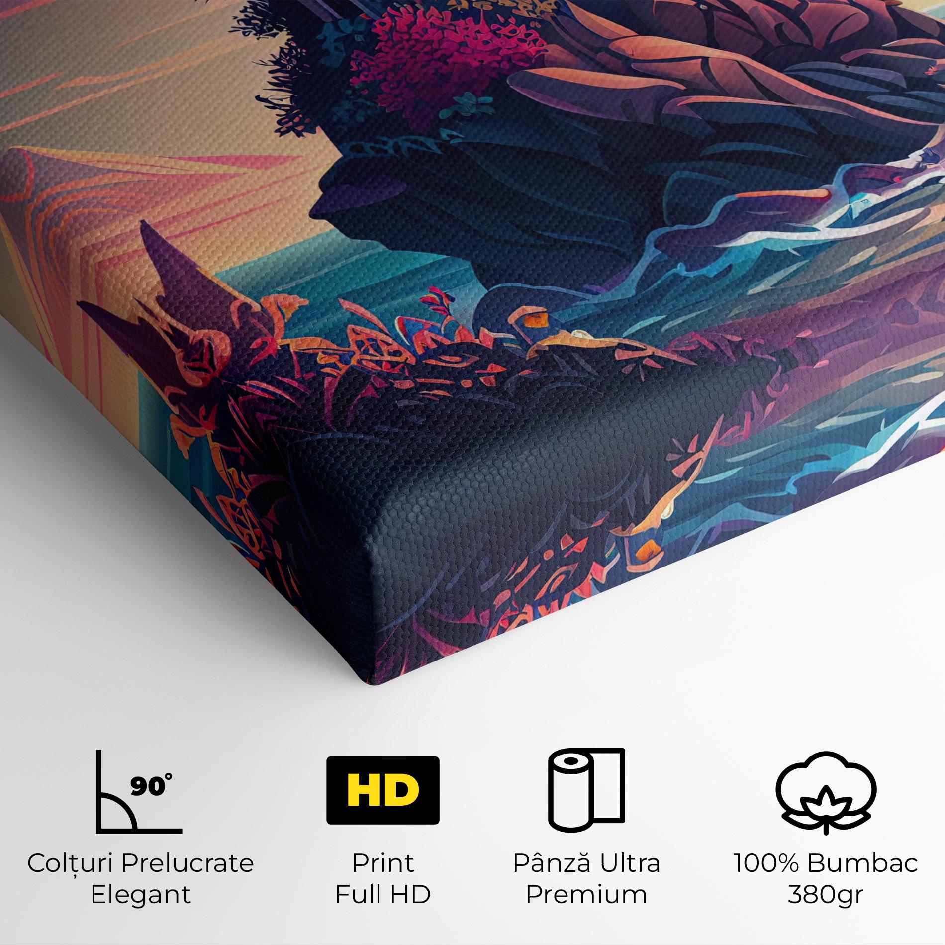 Tablou Canvas Cliff Castle mockup 4