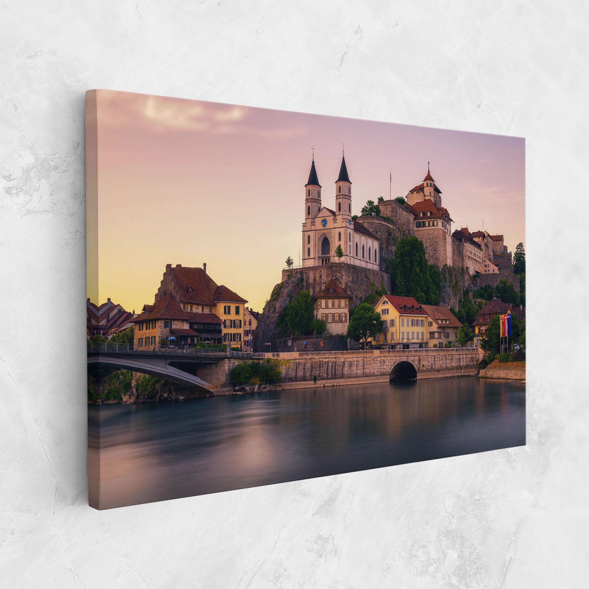 Tablou Canvas Aarburg Castle mockup 1