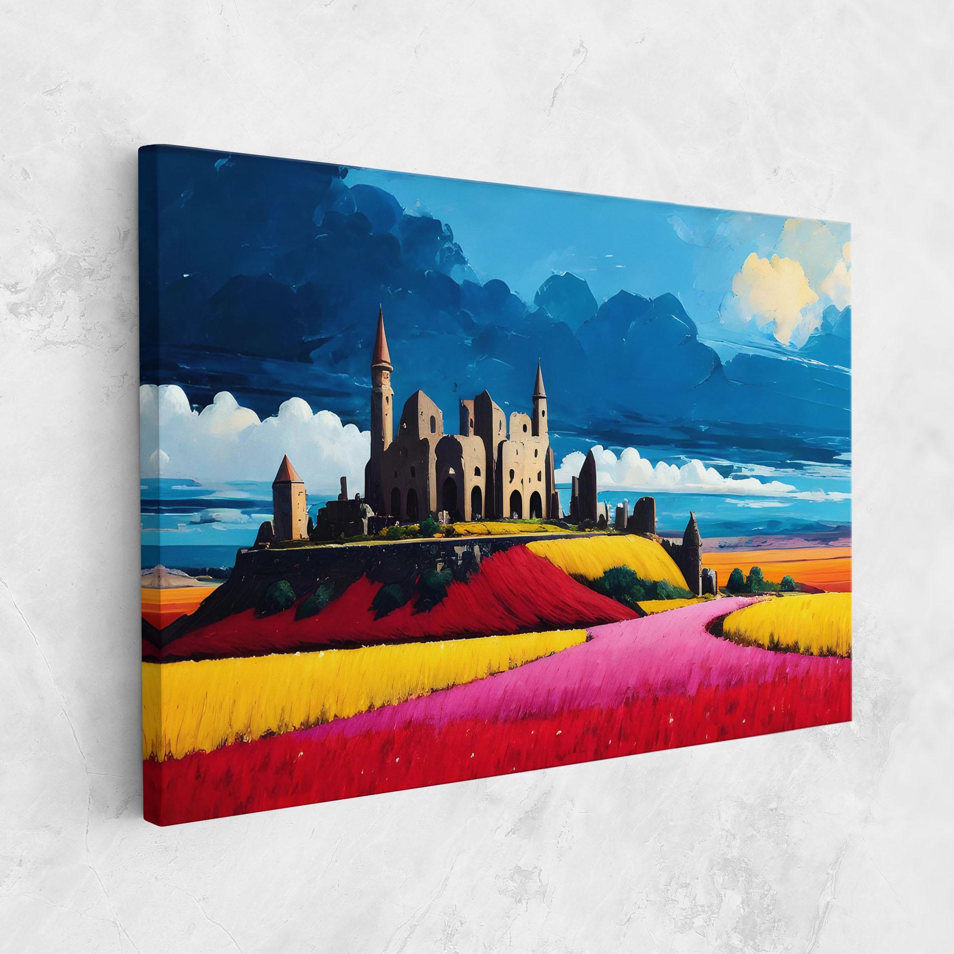 Tablou Canvas Antique Building Art mockup 1