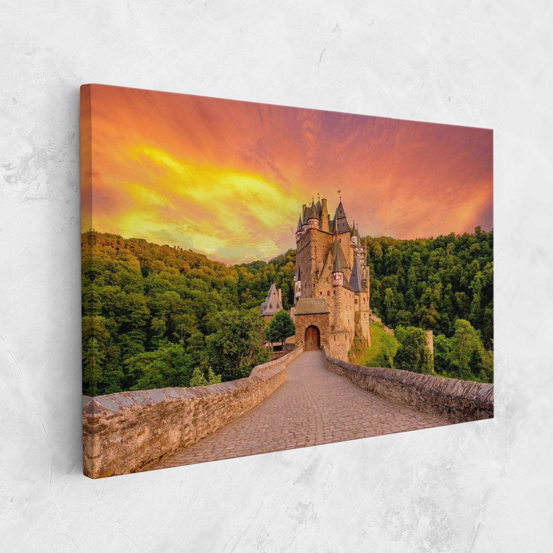 Tablou Canvas Burg Eltz Castle mockup 1
