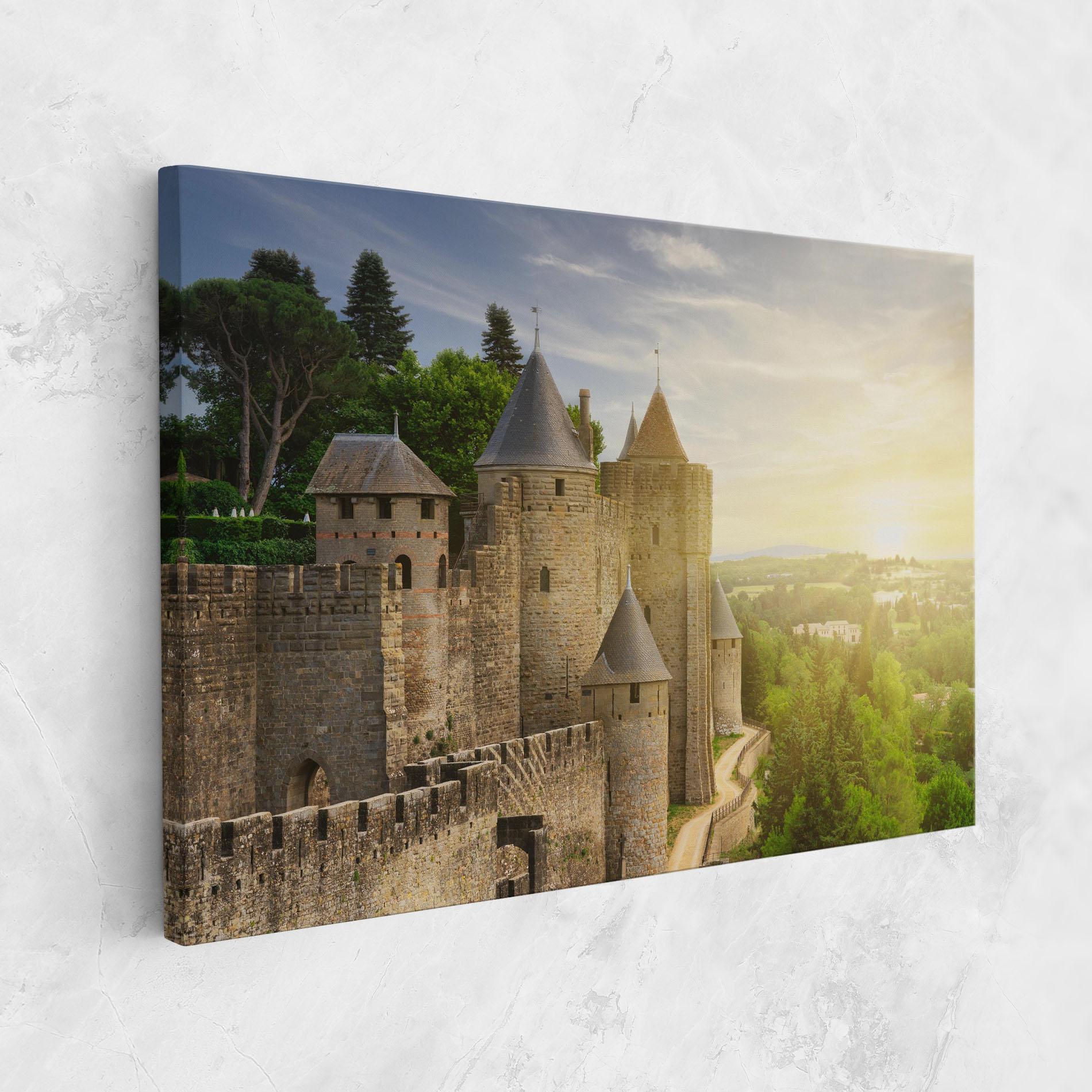 Tablou Canvas Carcassonne France mockup 1