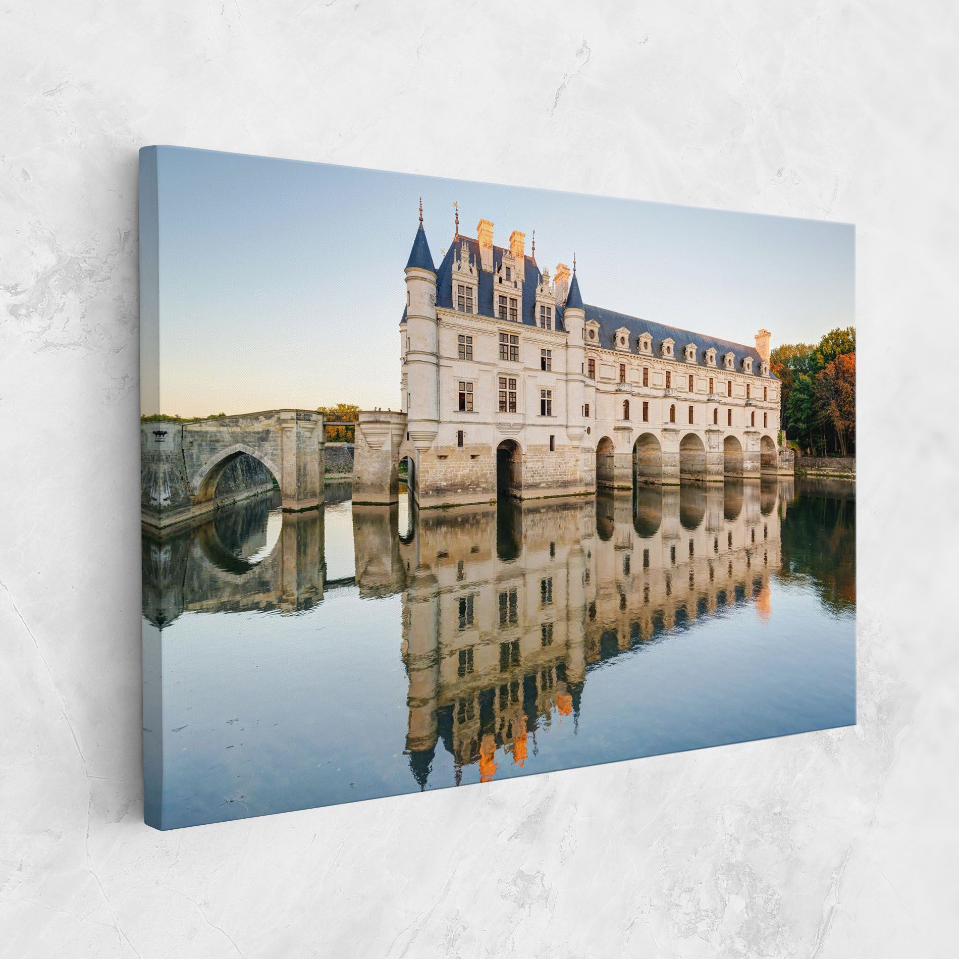 Chateau Chenonceau Castle mockup 1