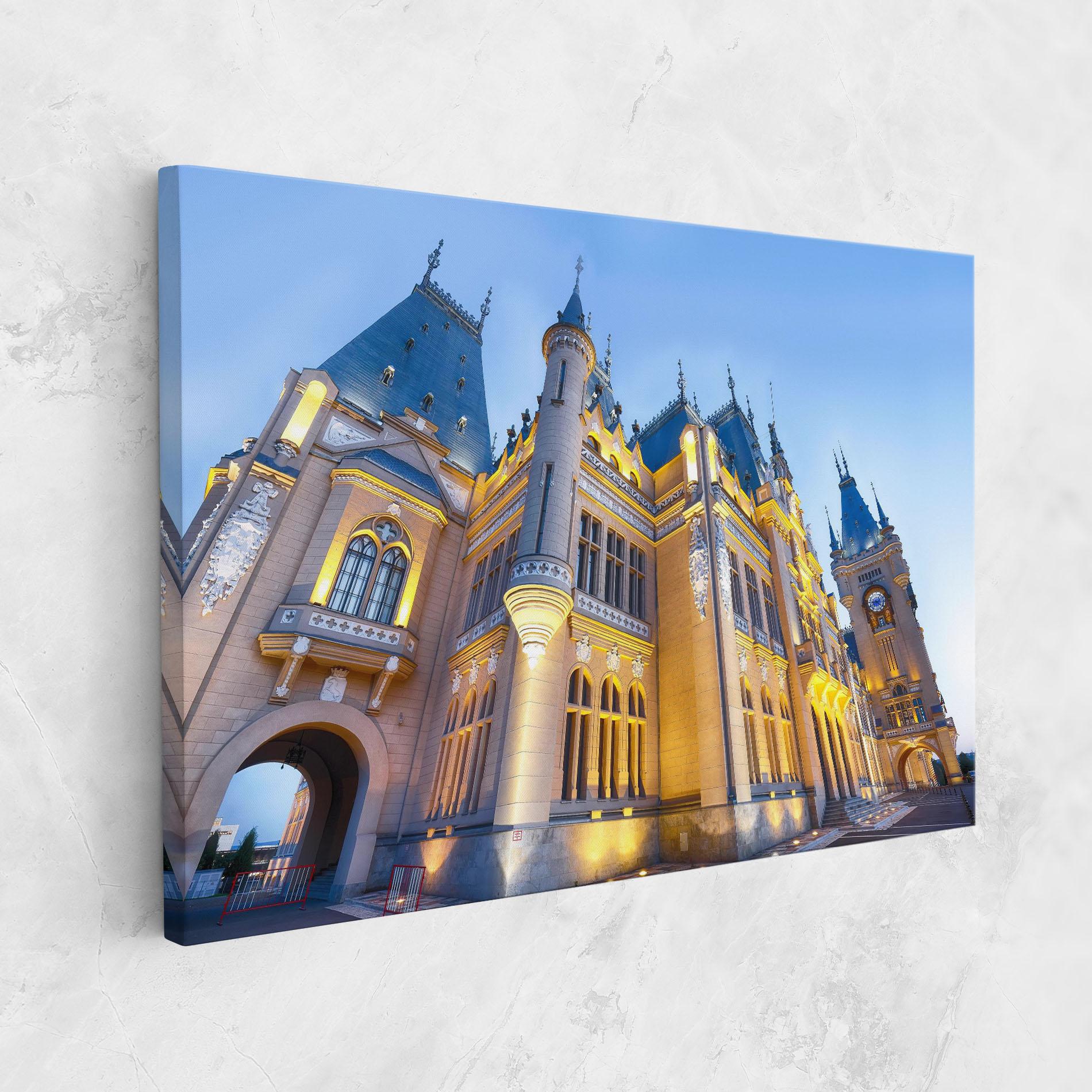Tablou Canvas Palace Culture Romania mockup 1