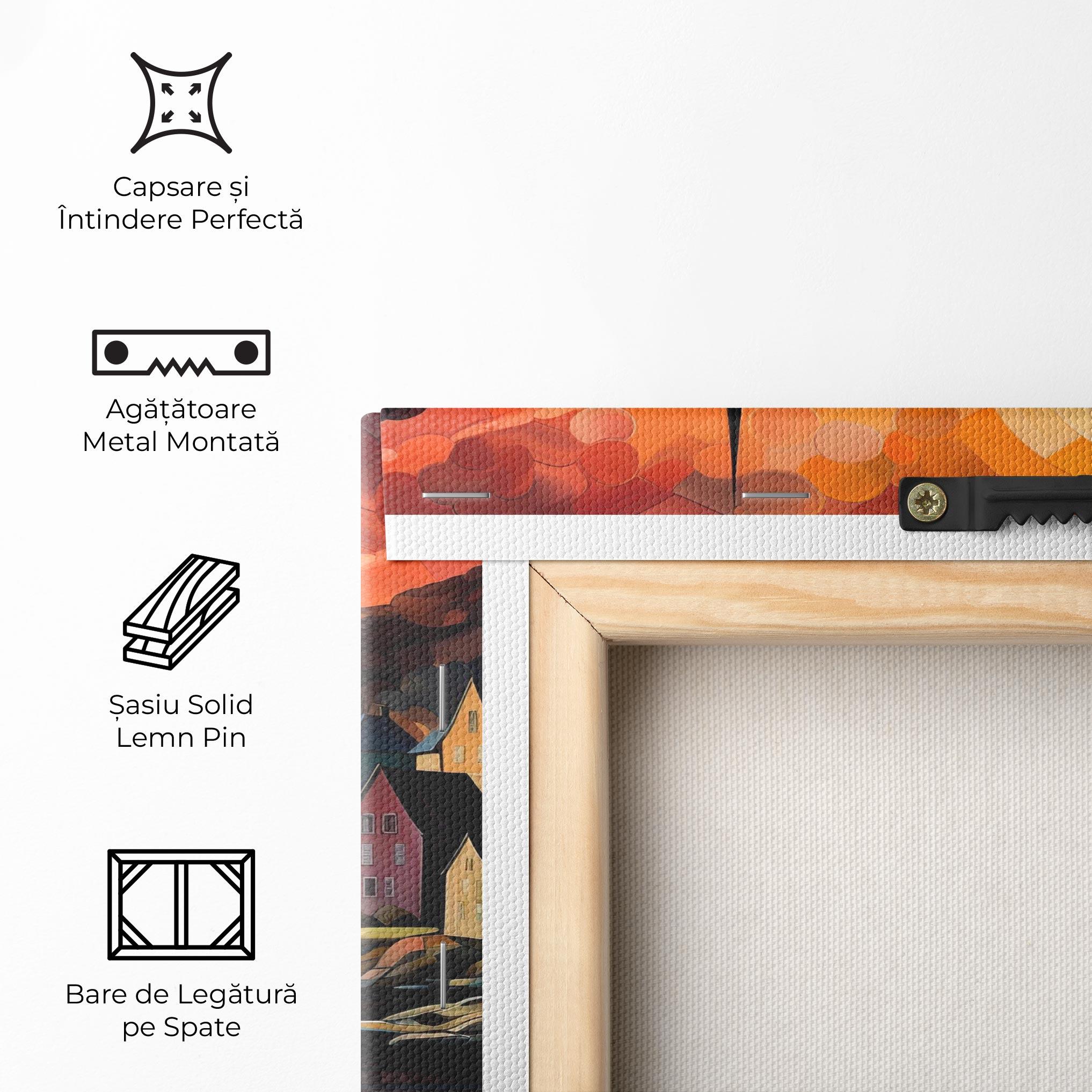 Tablou Canvas Castle Painting mockup 5