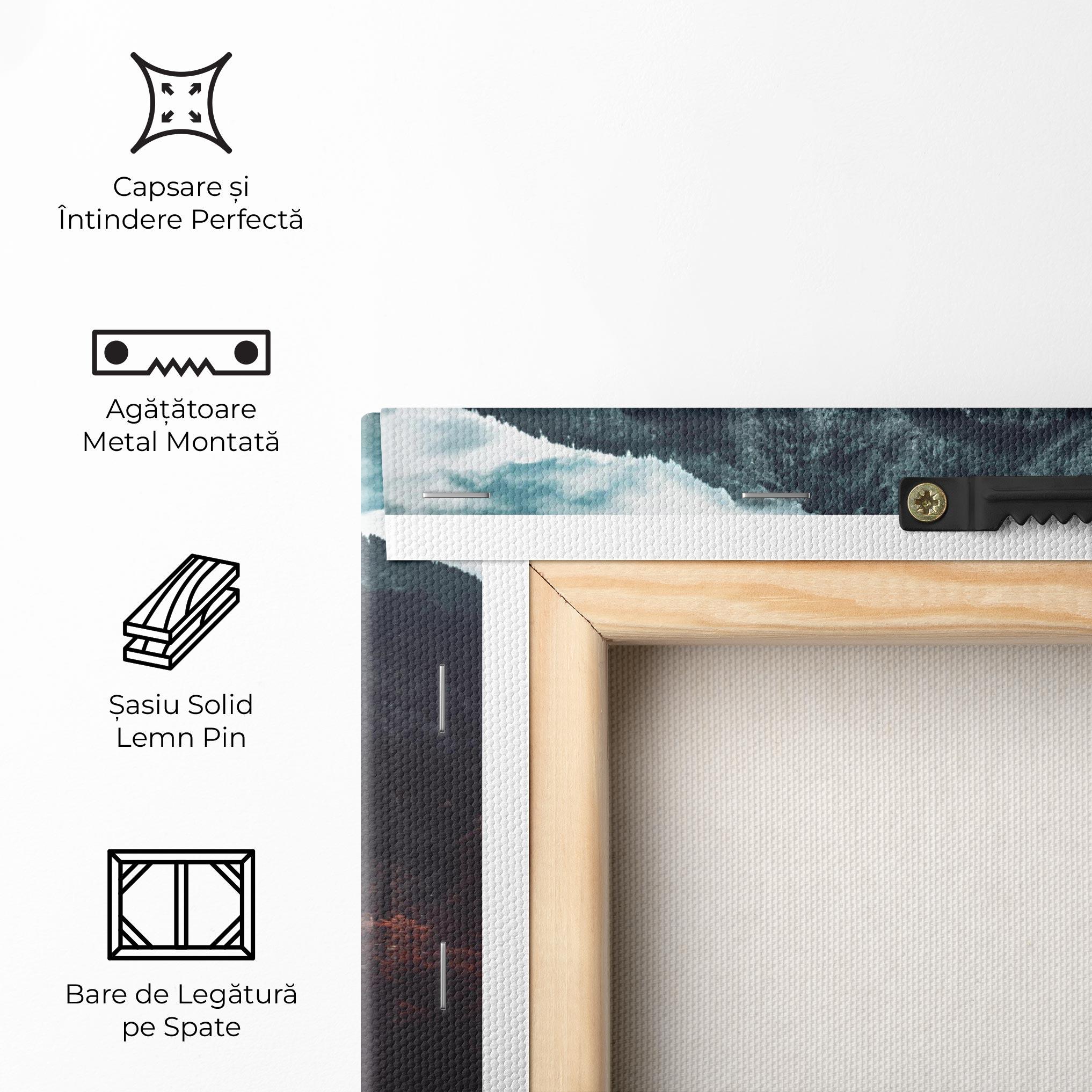 Tablou Canvas Forest Castle mockup 5