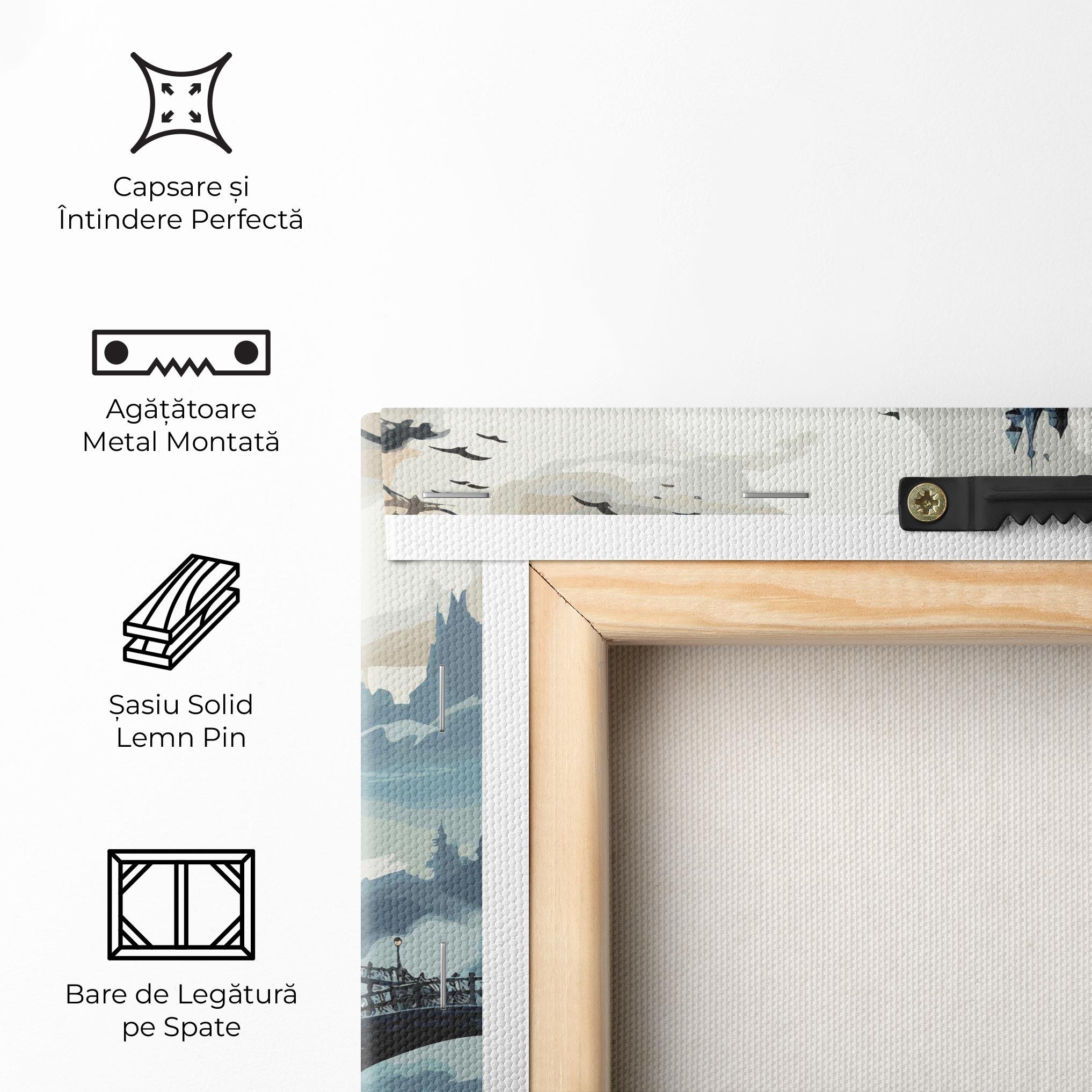 Tablou Canvas Grey Big Castle mockup 5