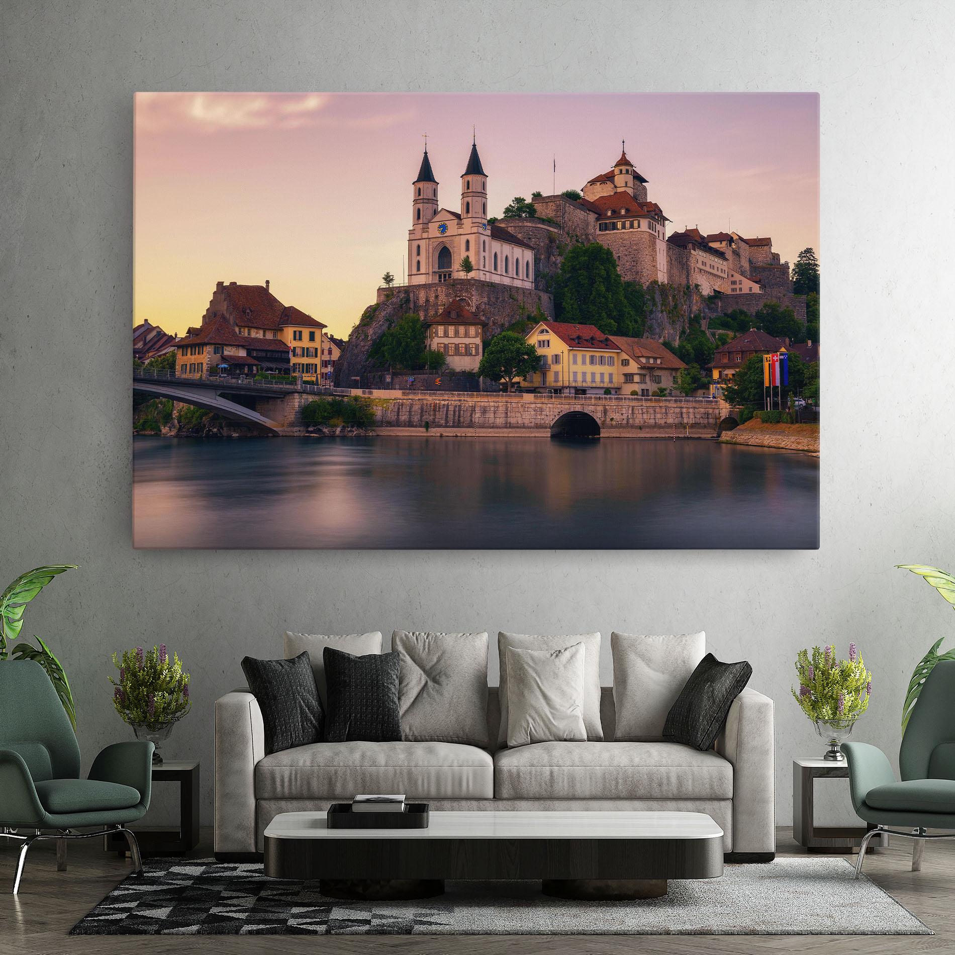 Tablou Canvas Aarburg Castle mockup 7