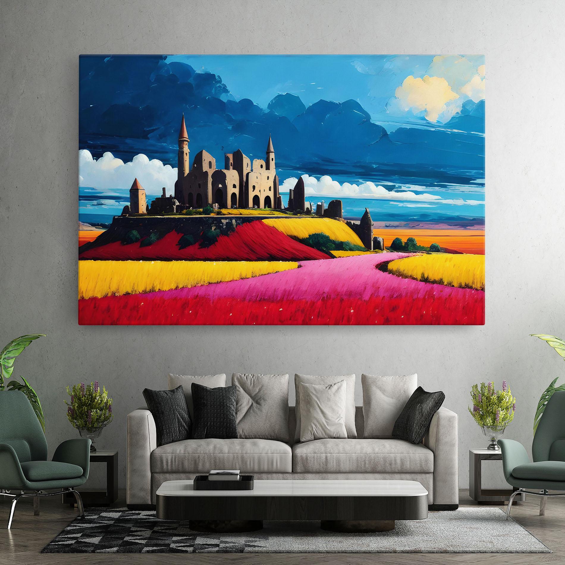 Tablou Canvas Antique Building Art mockup 7