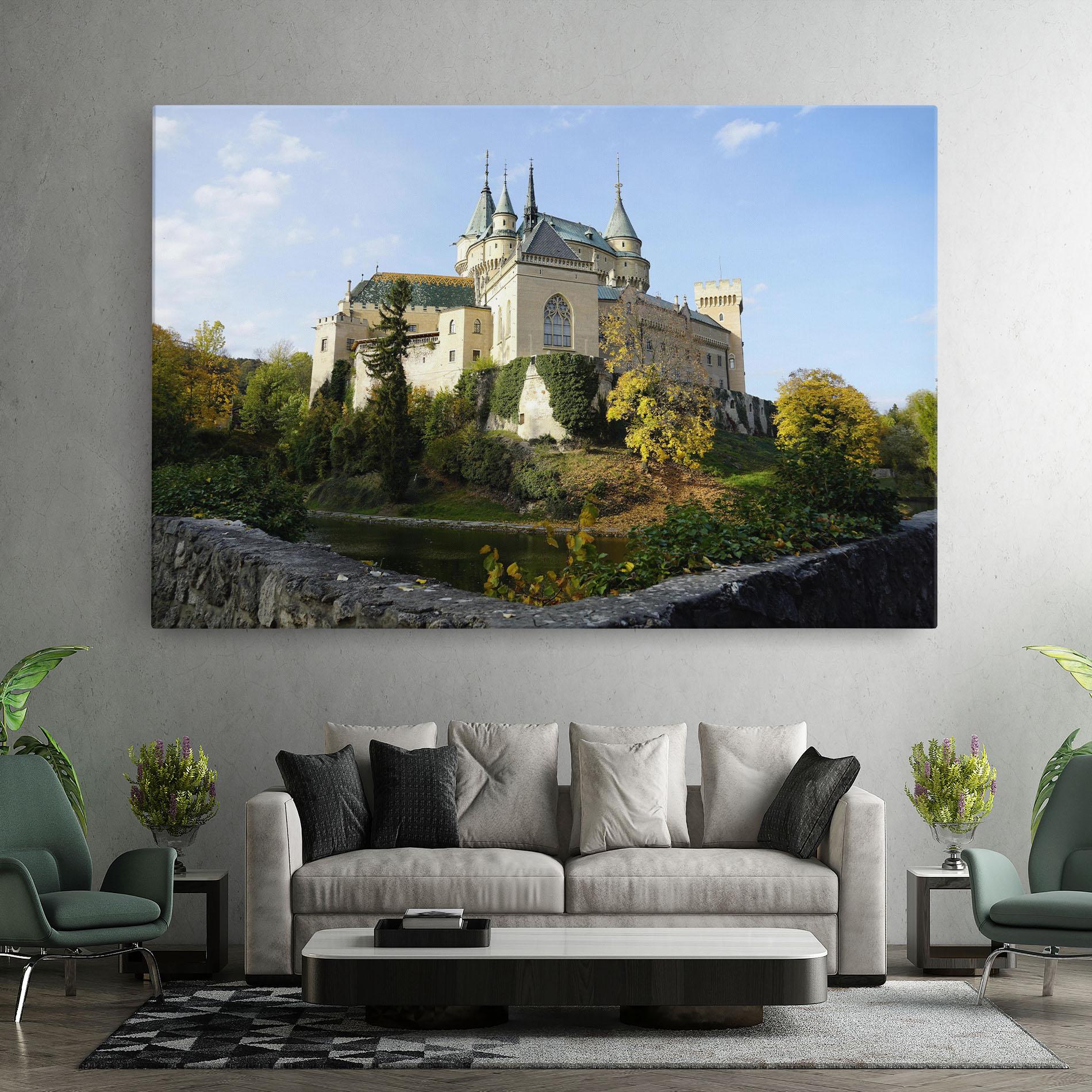 Tablou Canvas Bojnice Castle Slovakia mockup 7