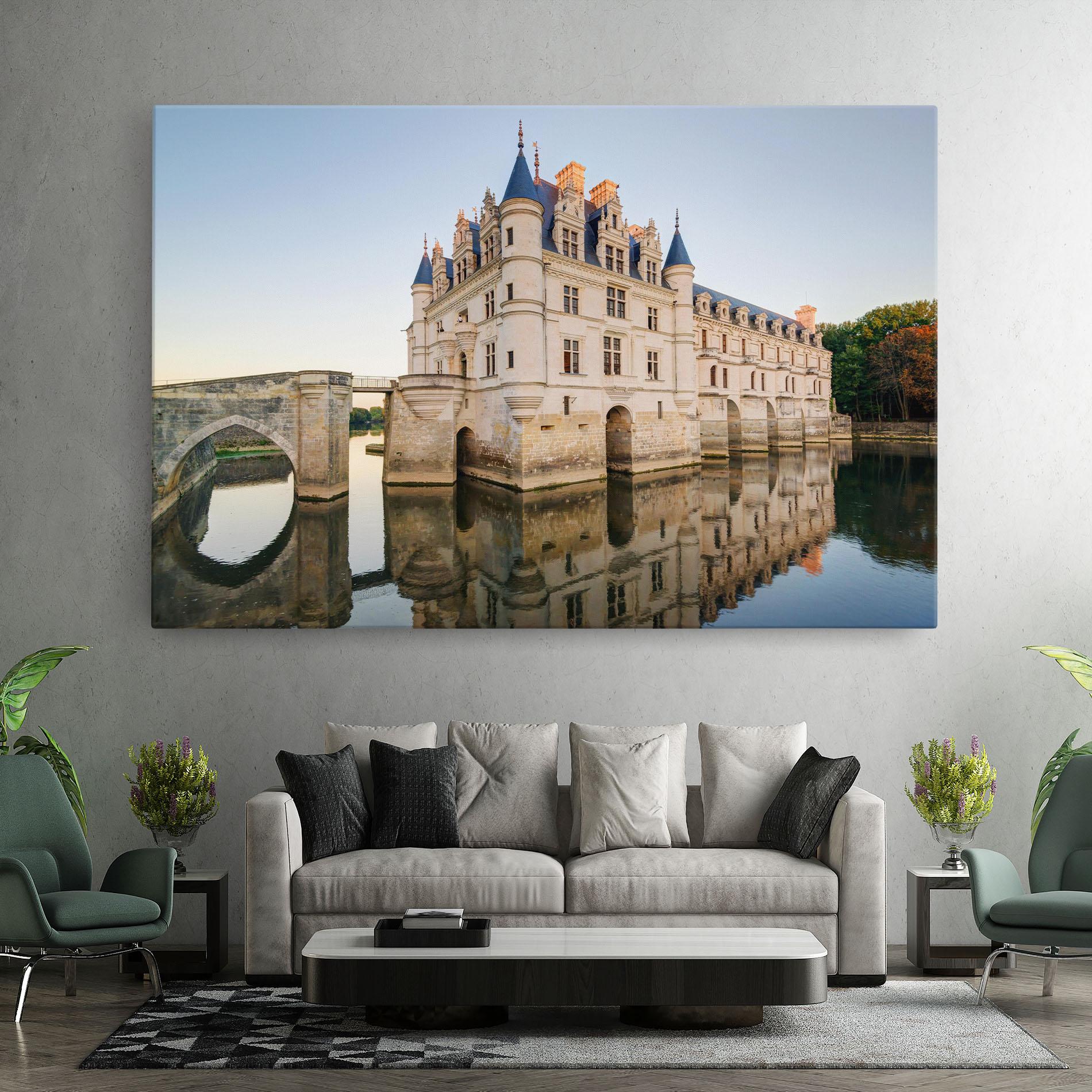 Tablou Canvas Chateau France mockup 7