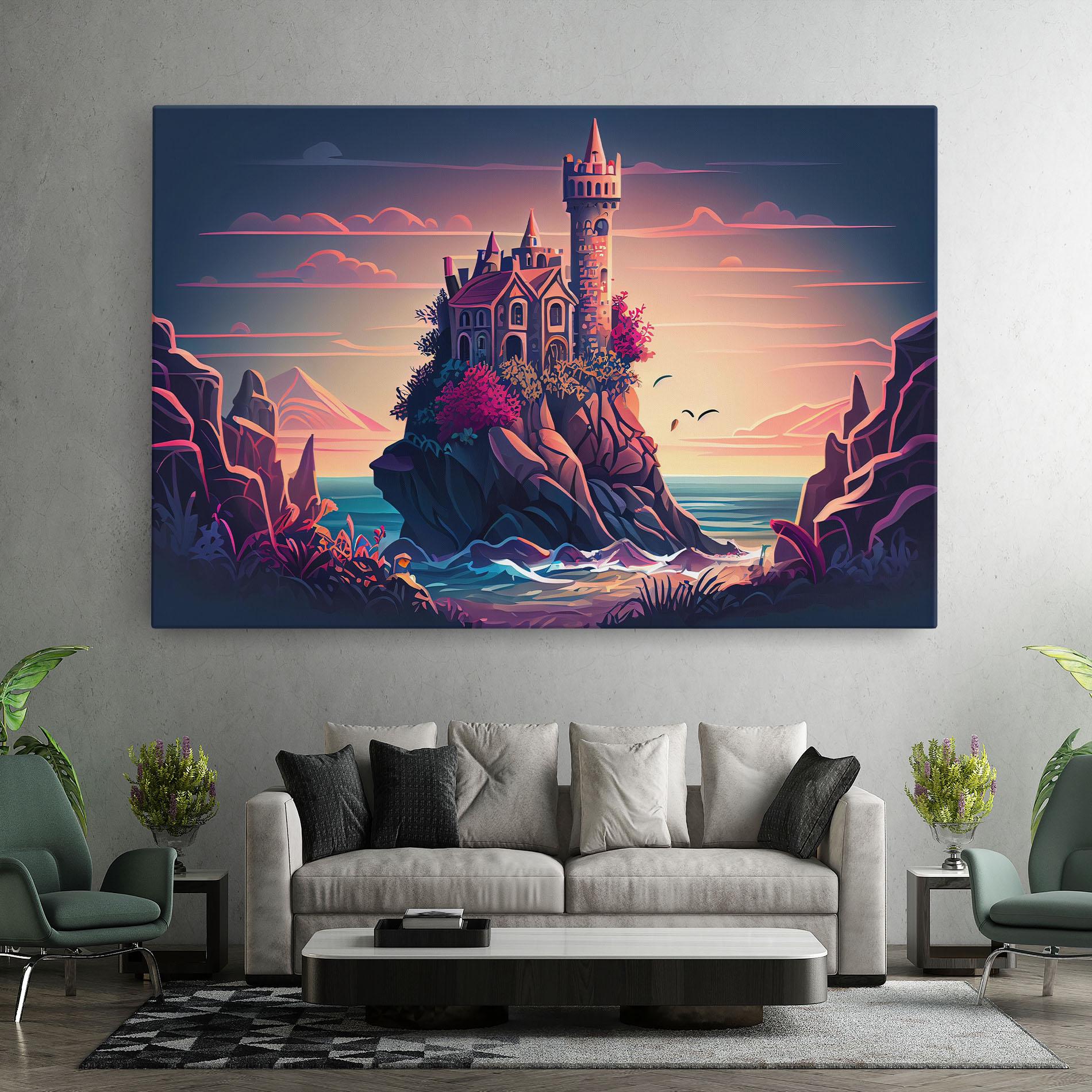 Tablou Canvas Cliff Castle mockup 7