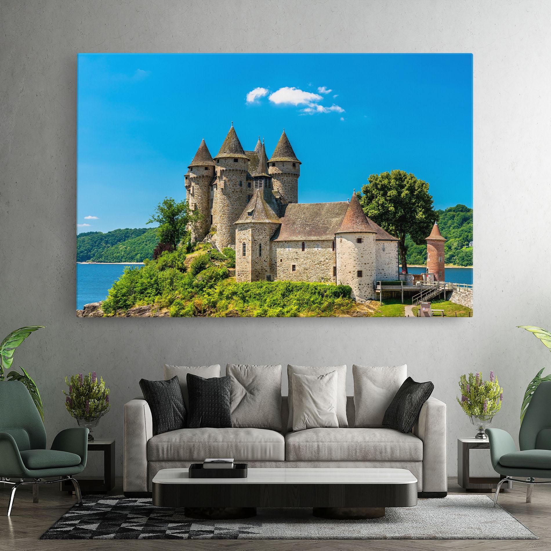 Tablou Canvas Medieval Castle France mockup 7