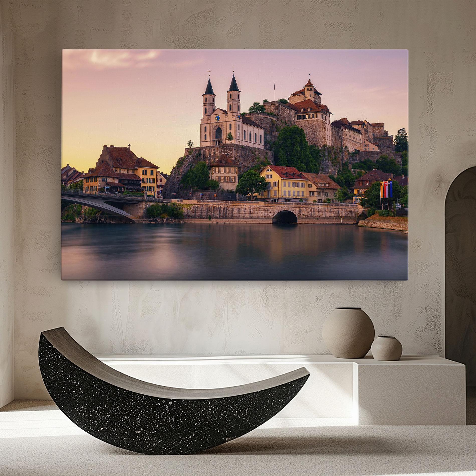 Tablou Canvas Aarburg Castle mockup 8