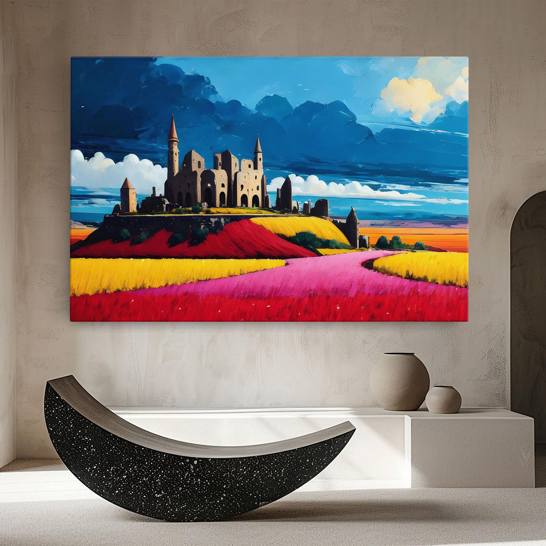 Tablou Canvas Antique Building Art mockup 8