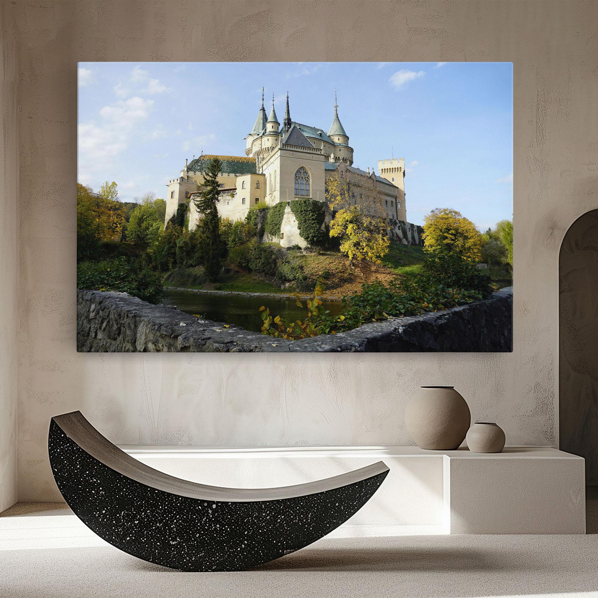 Tablou Canvas Bojnice Castle Slovakia mockup 8