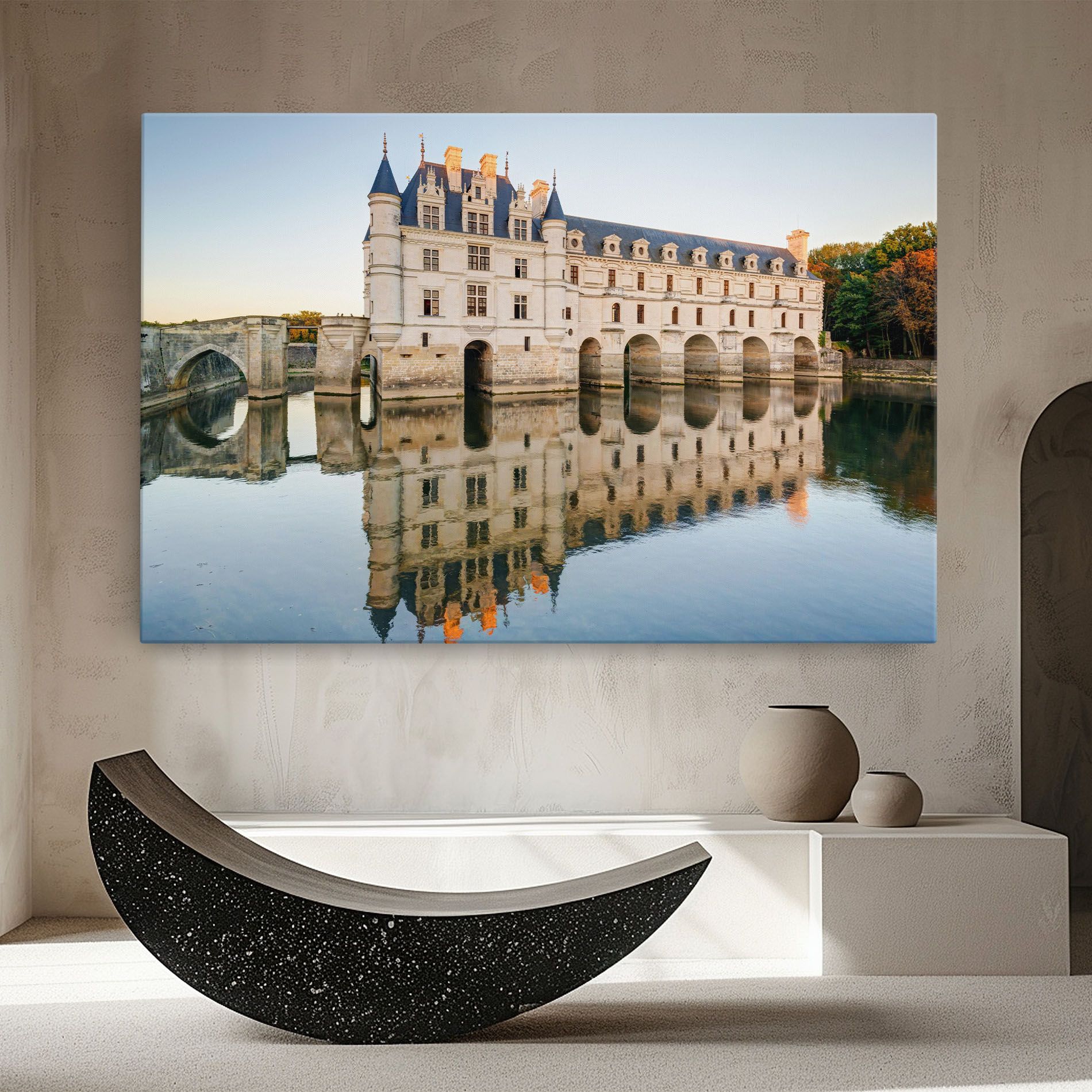 Chateau Chenonceau Castle mockup 8