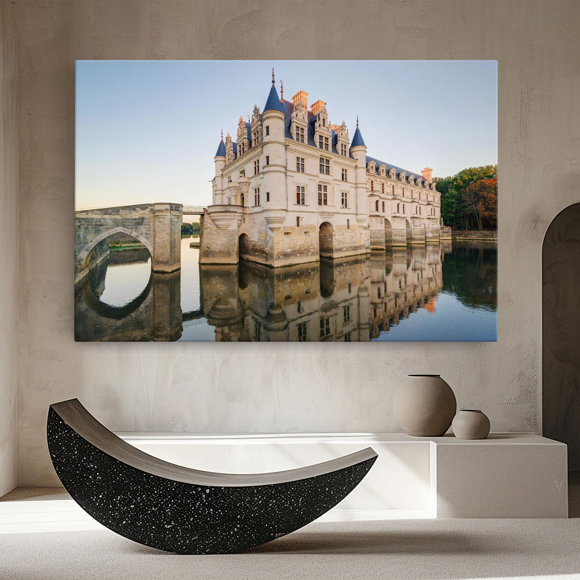Tablou Canvas Chateau France mockup 8