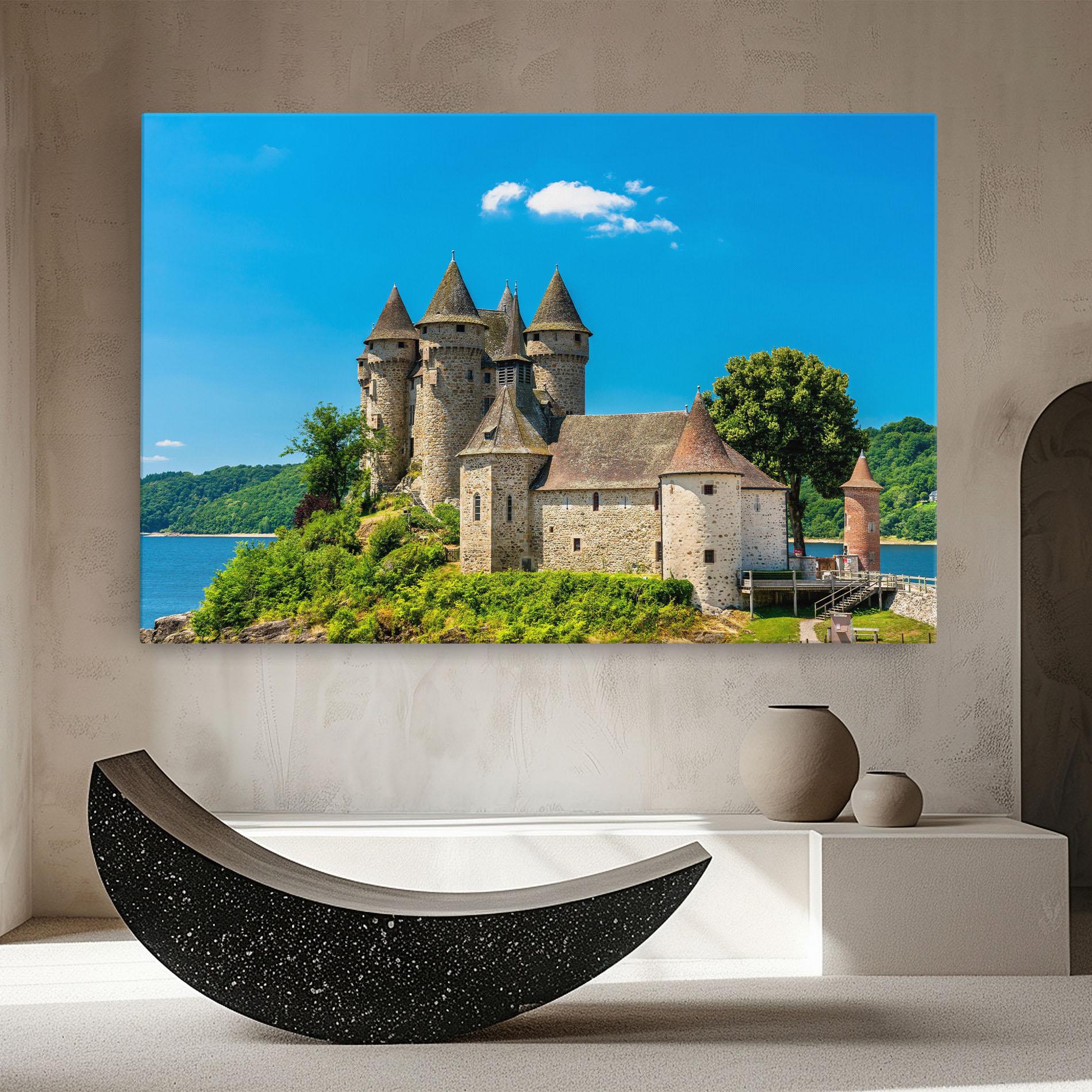 Tablou Canvas Medieval Castle France mockup 8