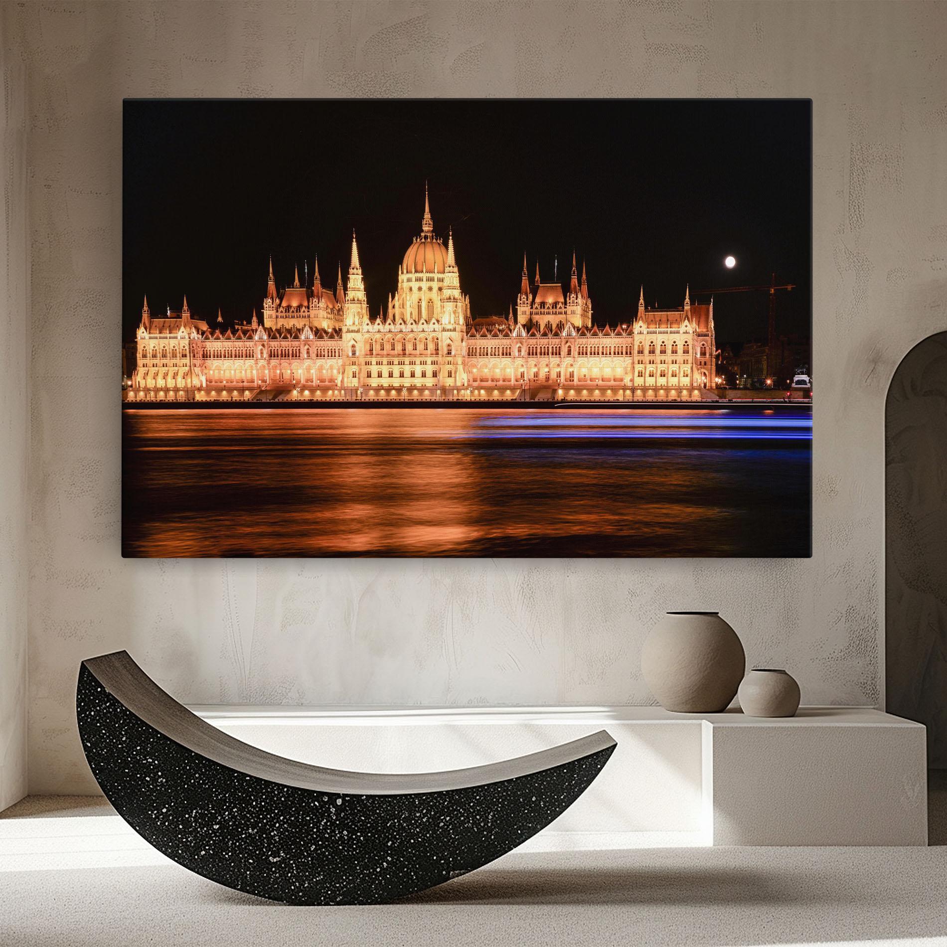 Tablou Canvas Night Reflection mockup 8