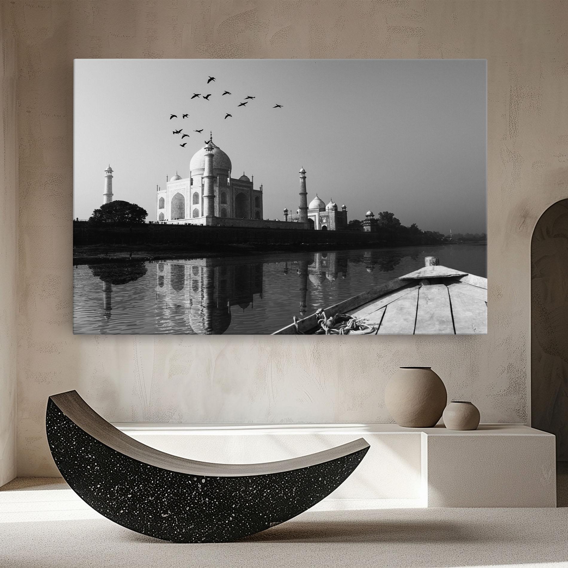 Tablou Canvas Taj Mahal Reflected mockup 8