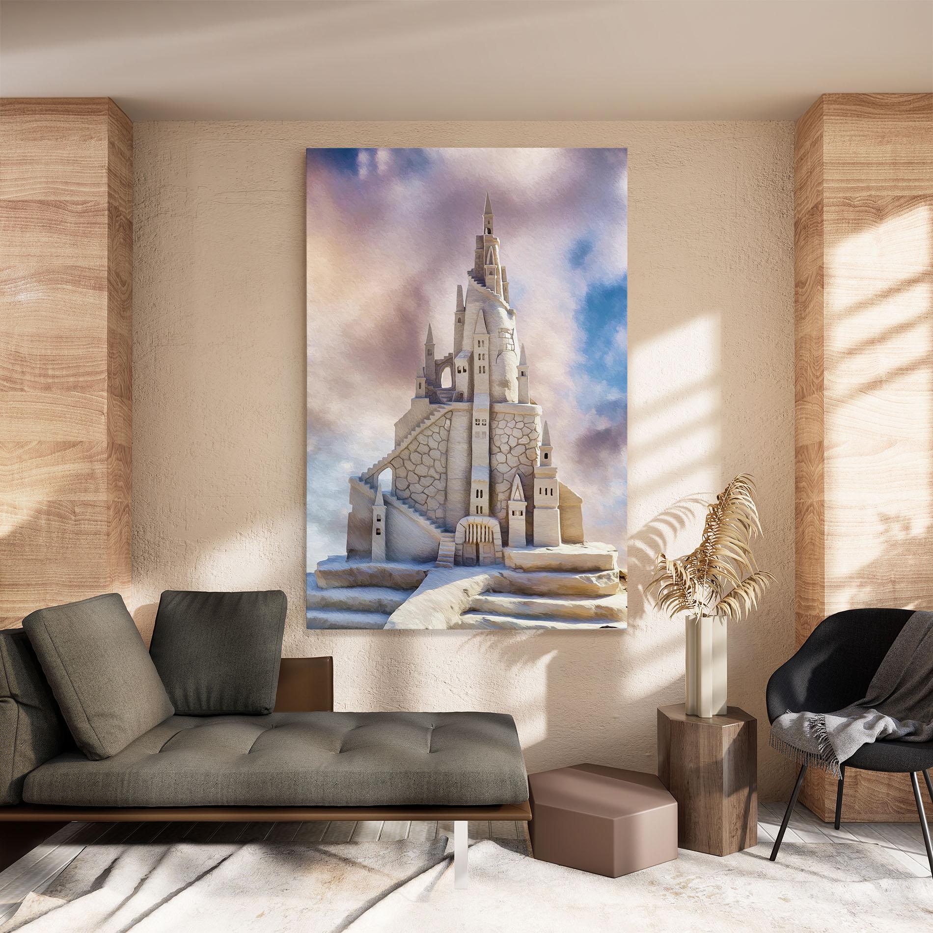 Tablou Canvas Cream Castle mockup 8