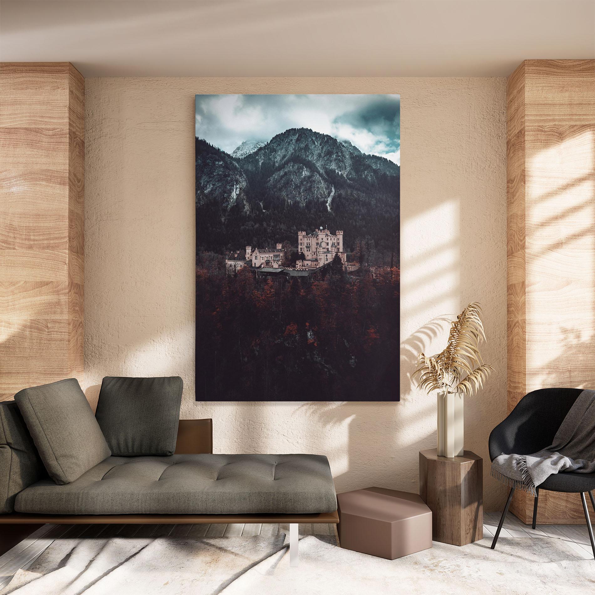 Tablou Canvas Forest Castle mockup 8