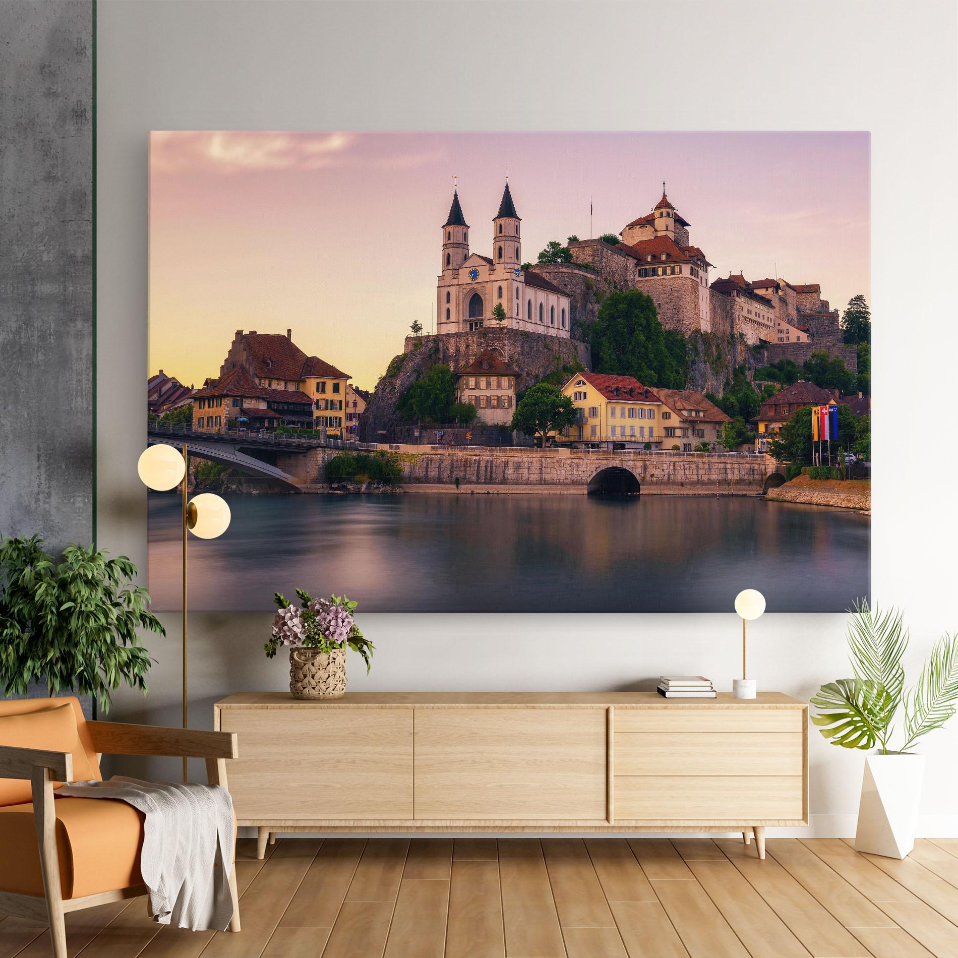Tablou Canvas Aarburg Castle mockup 9