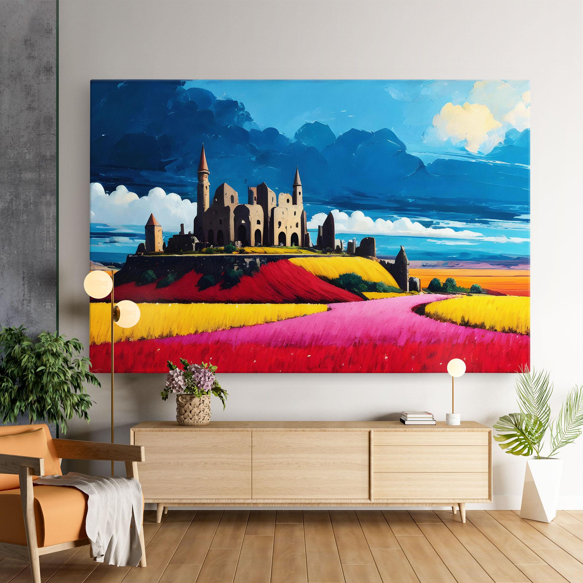 Tablou Canvas Antique Building Art mockup 9