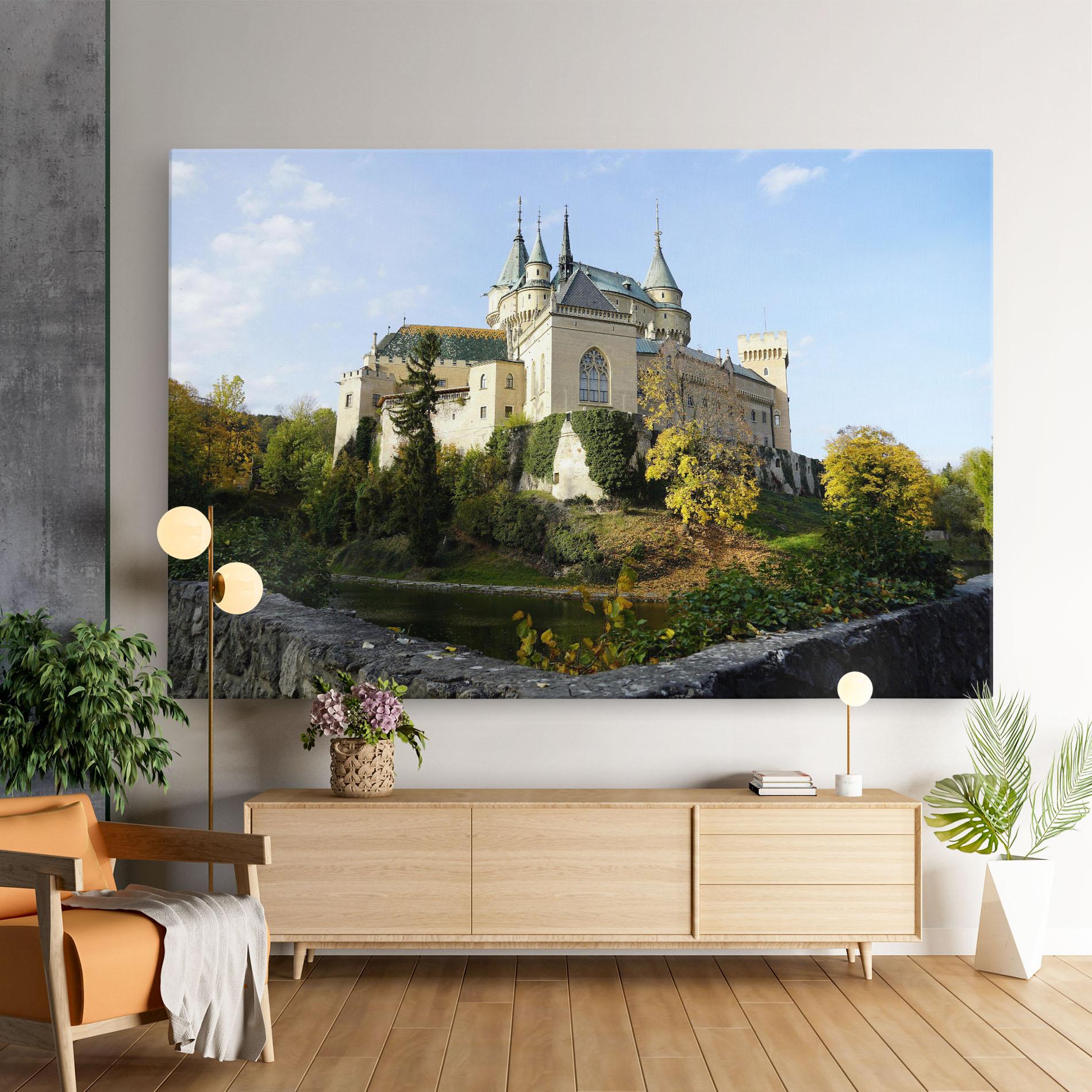 Tablou Canvas Bojnice Castle Slovakia mockup 9