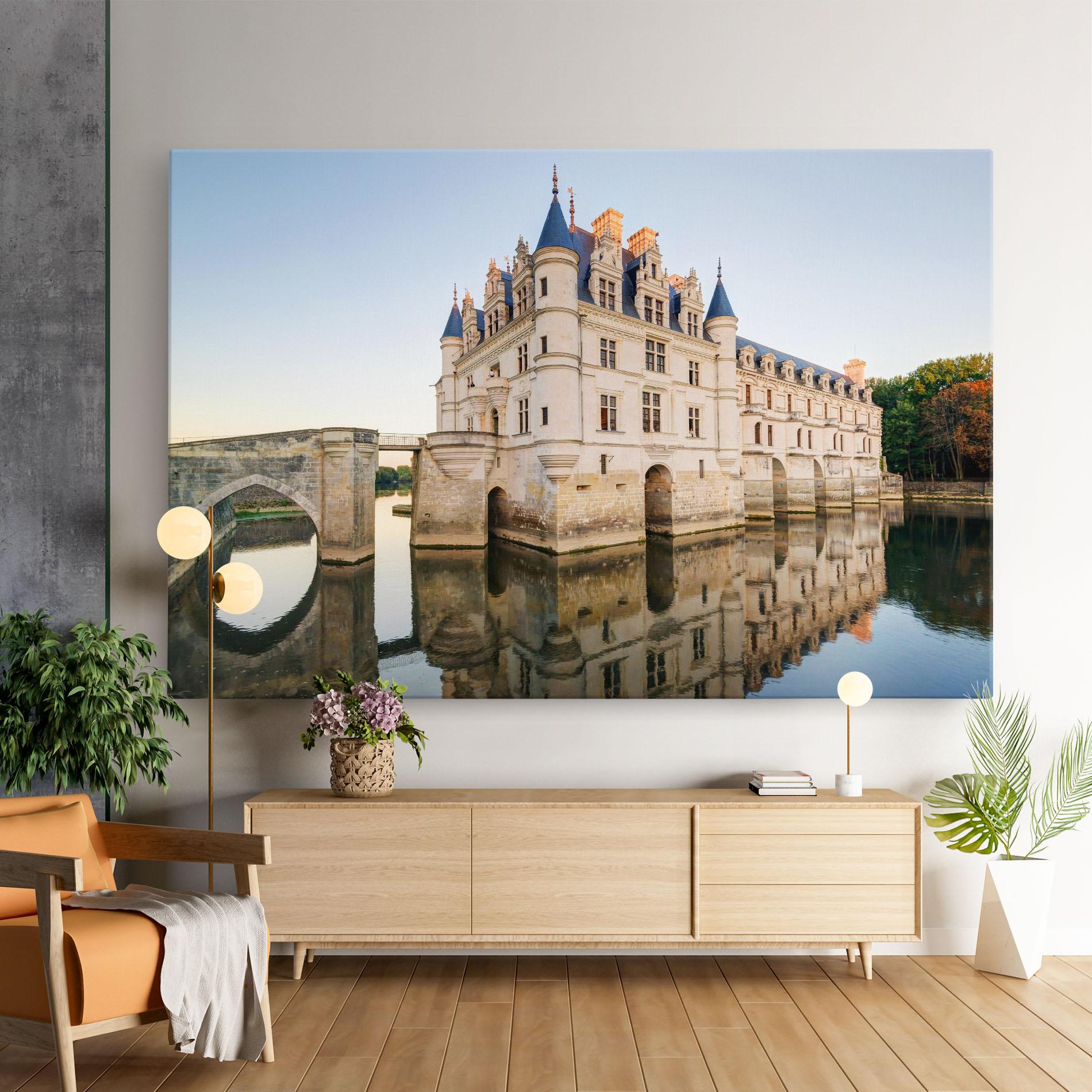Tablou Canvas Chateau France mockup 9