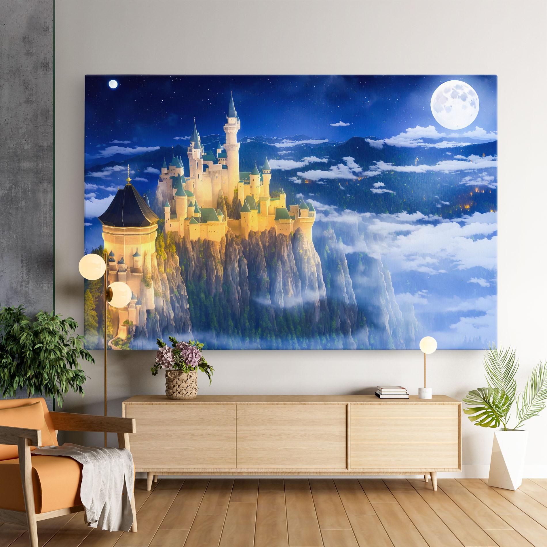 Tablou Canvas Fairytale Castle mockup 9