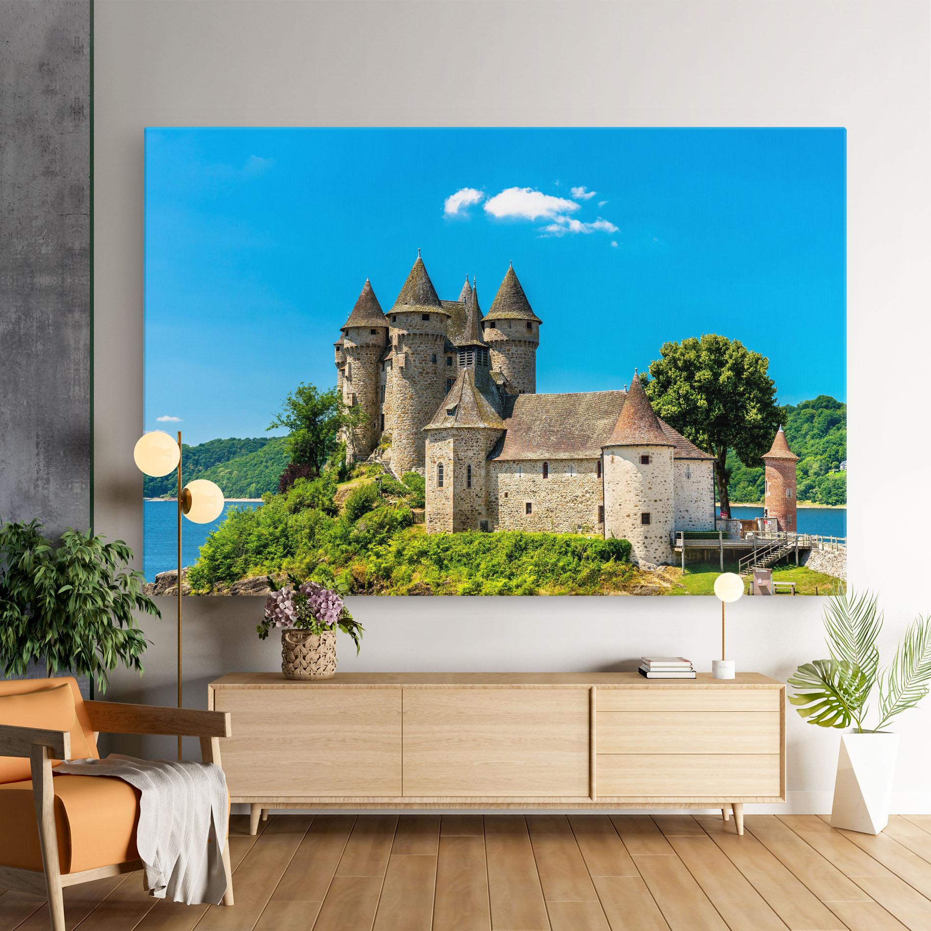 Tablou Canvas Medieval Castle France mockup 9