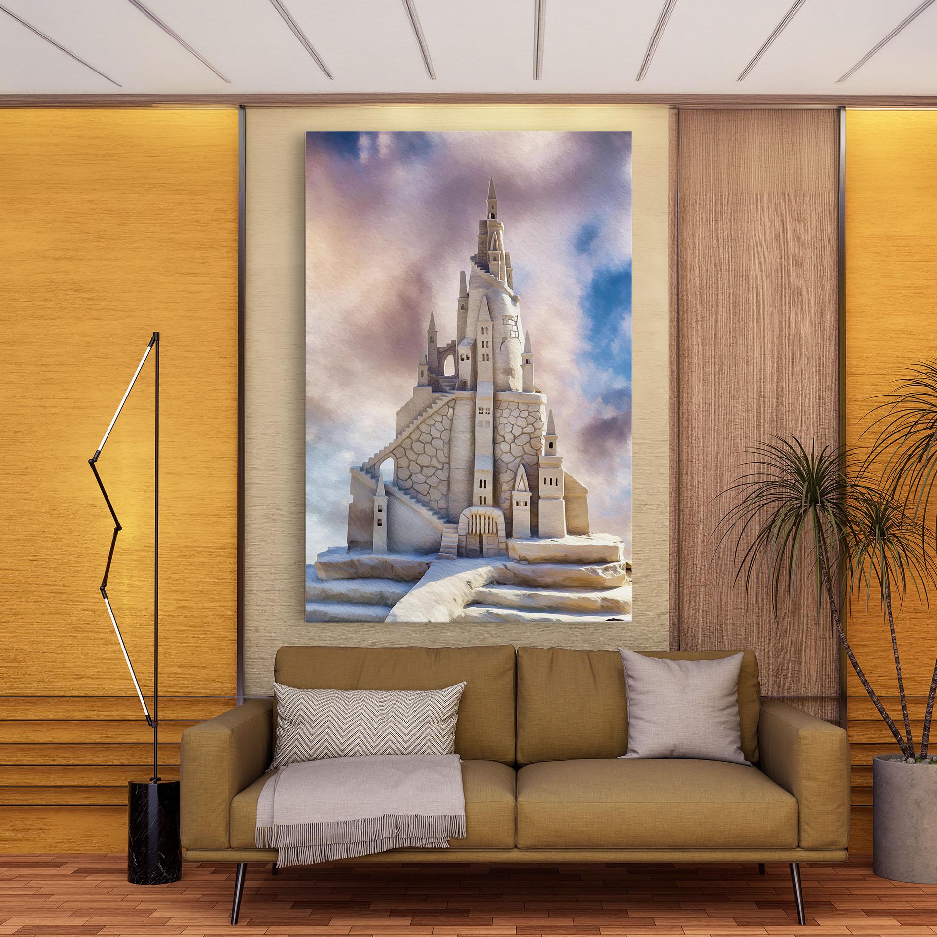 Tablou Canvas Cream Castle mockup 9