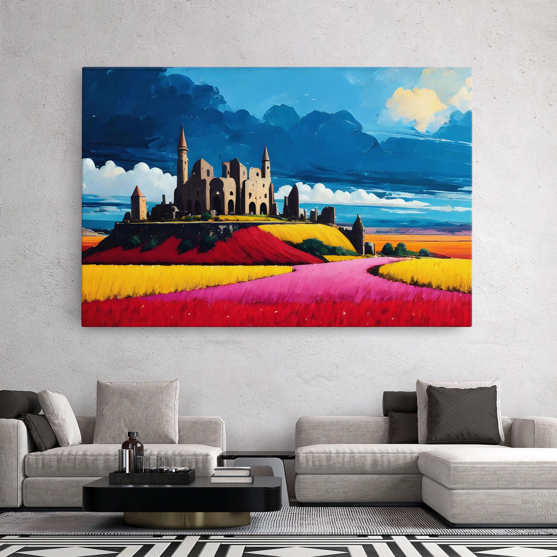 Tablou Canvas Antique Building Art mockup 2