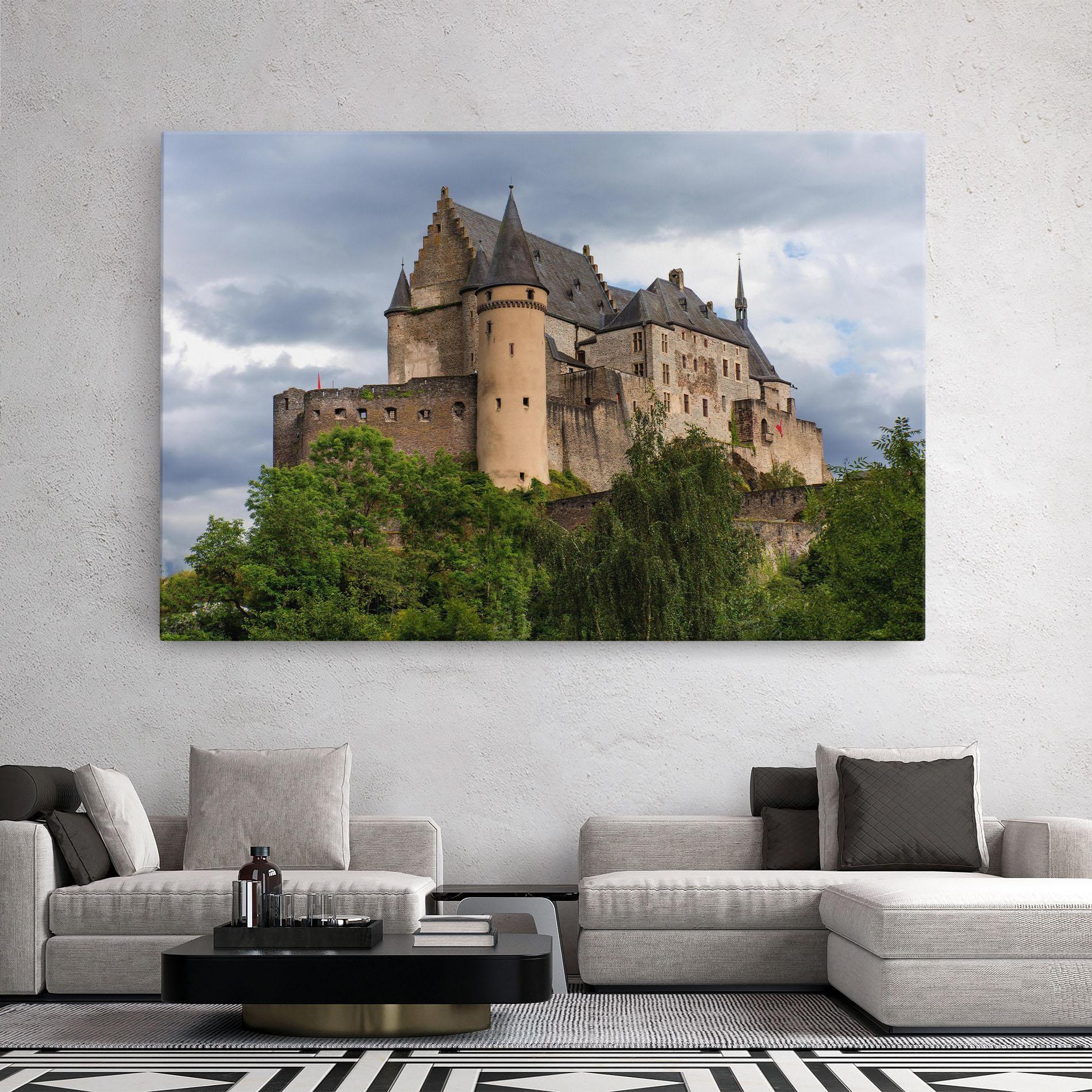 Tablou Canvas Castle Vianden mockup 2