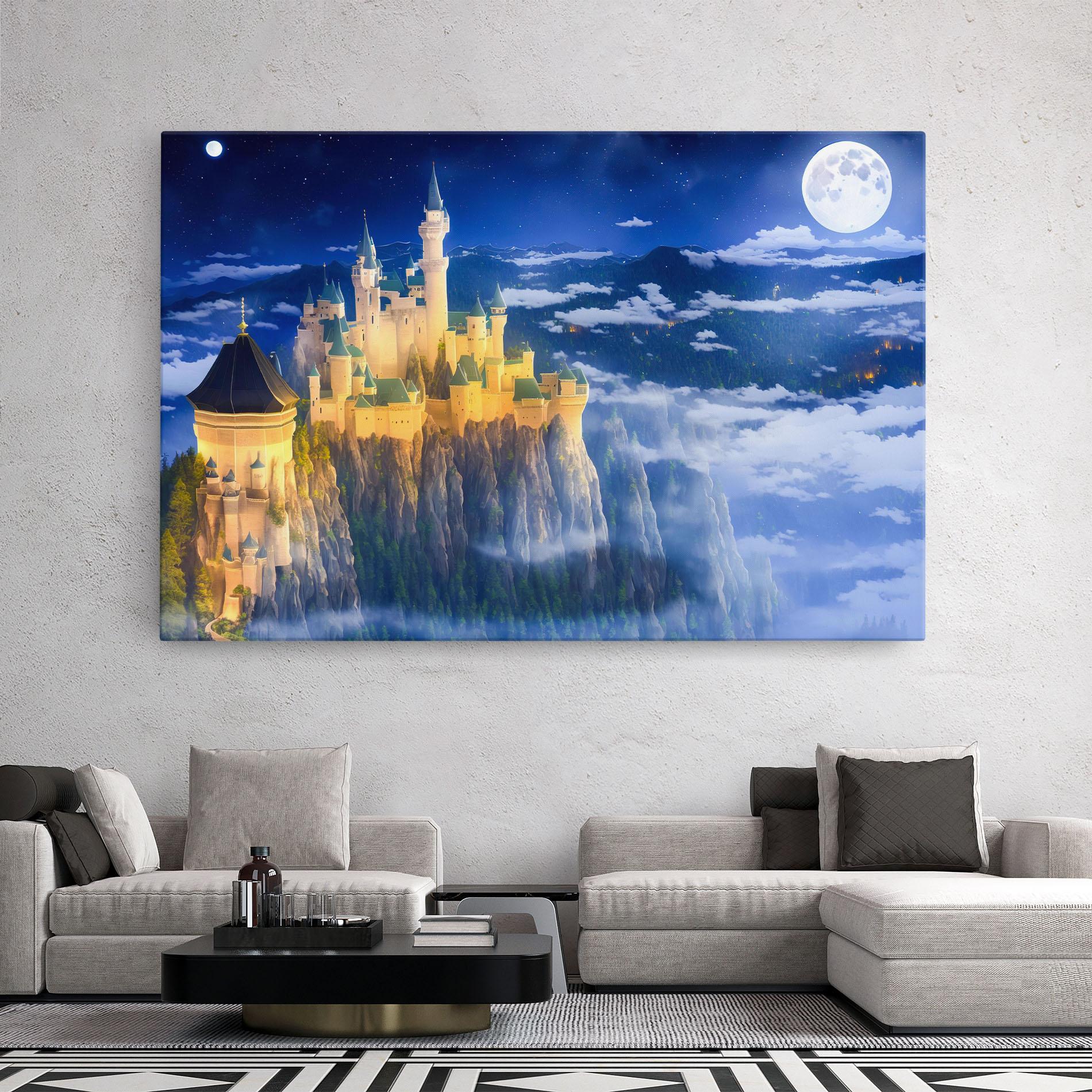 Tablou Canvas Fairytale Castle mockup 2