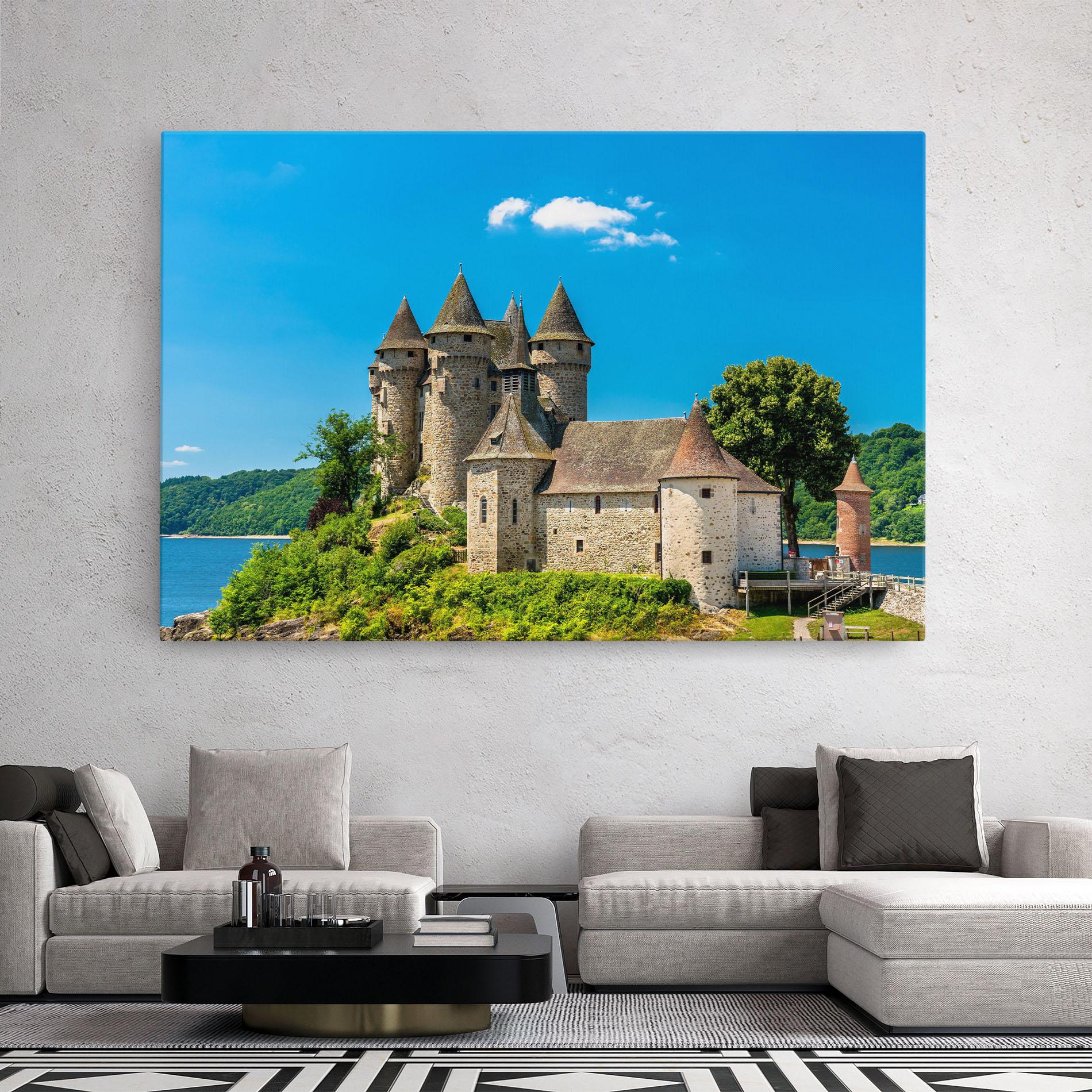 Tablou Canvas Medieval Castle France mockup 2