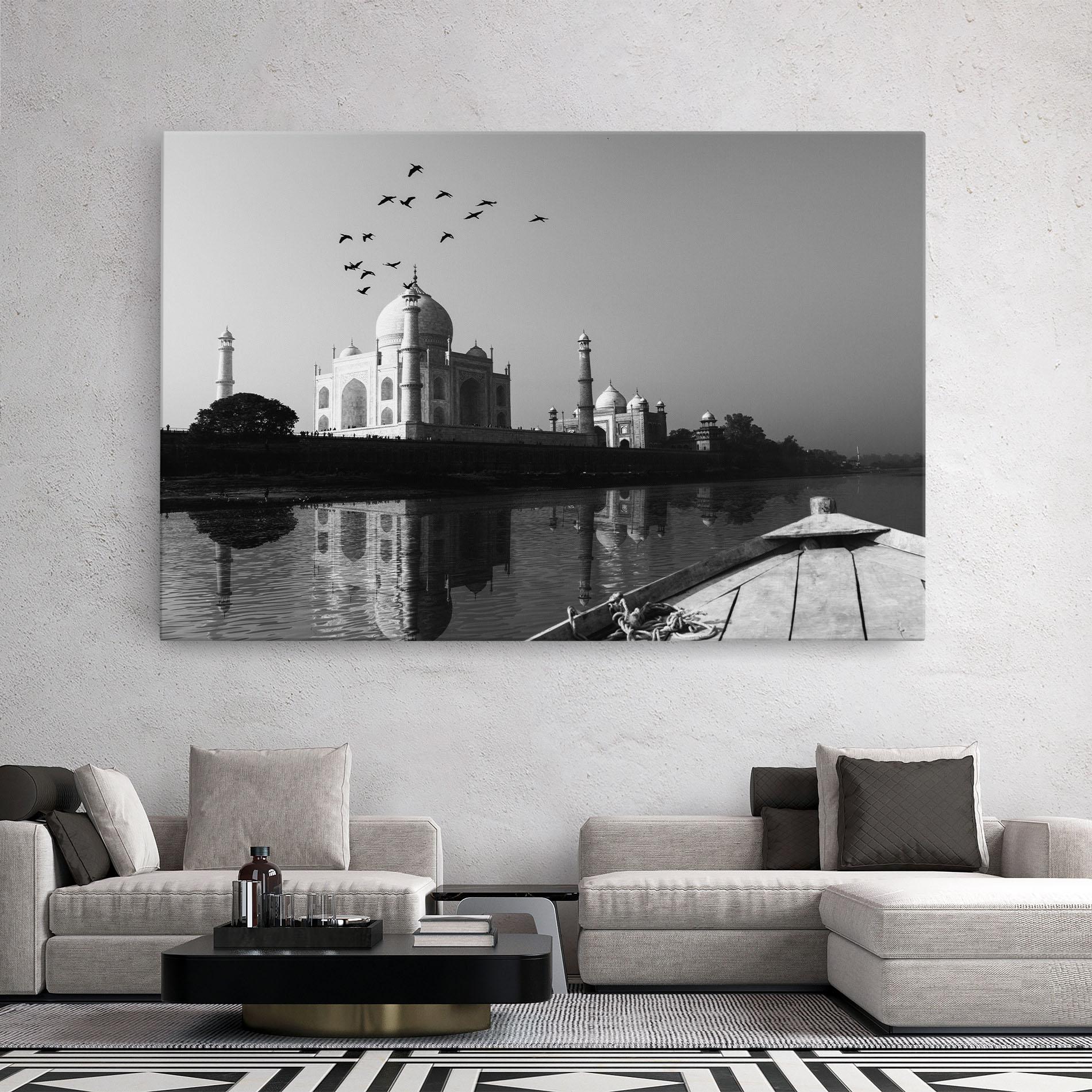Tablou Canvas Taj Mahal Reflected mockup 2