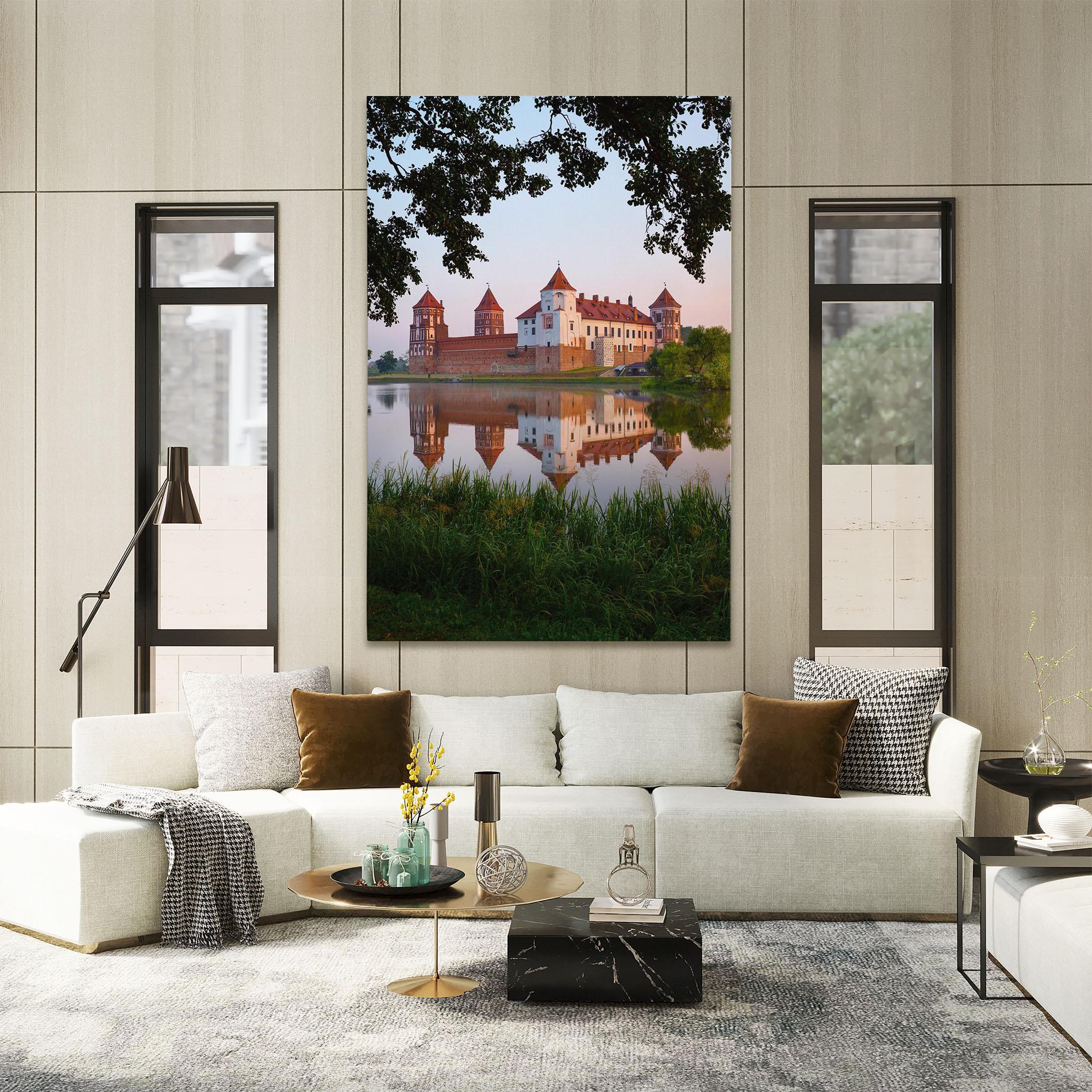 Tablou Canvas Ancient Castle Morning mockup 2